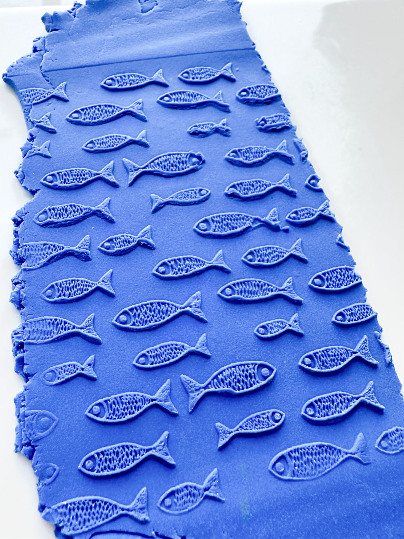 Nautical Fish Clay Texture Mat