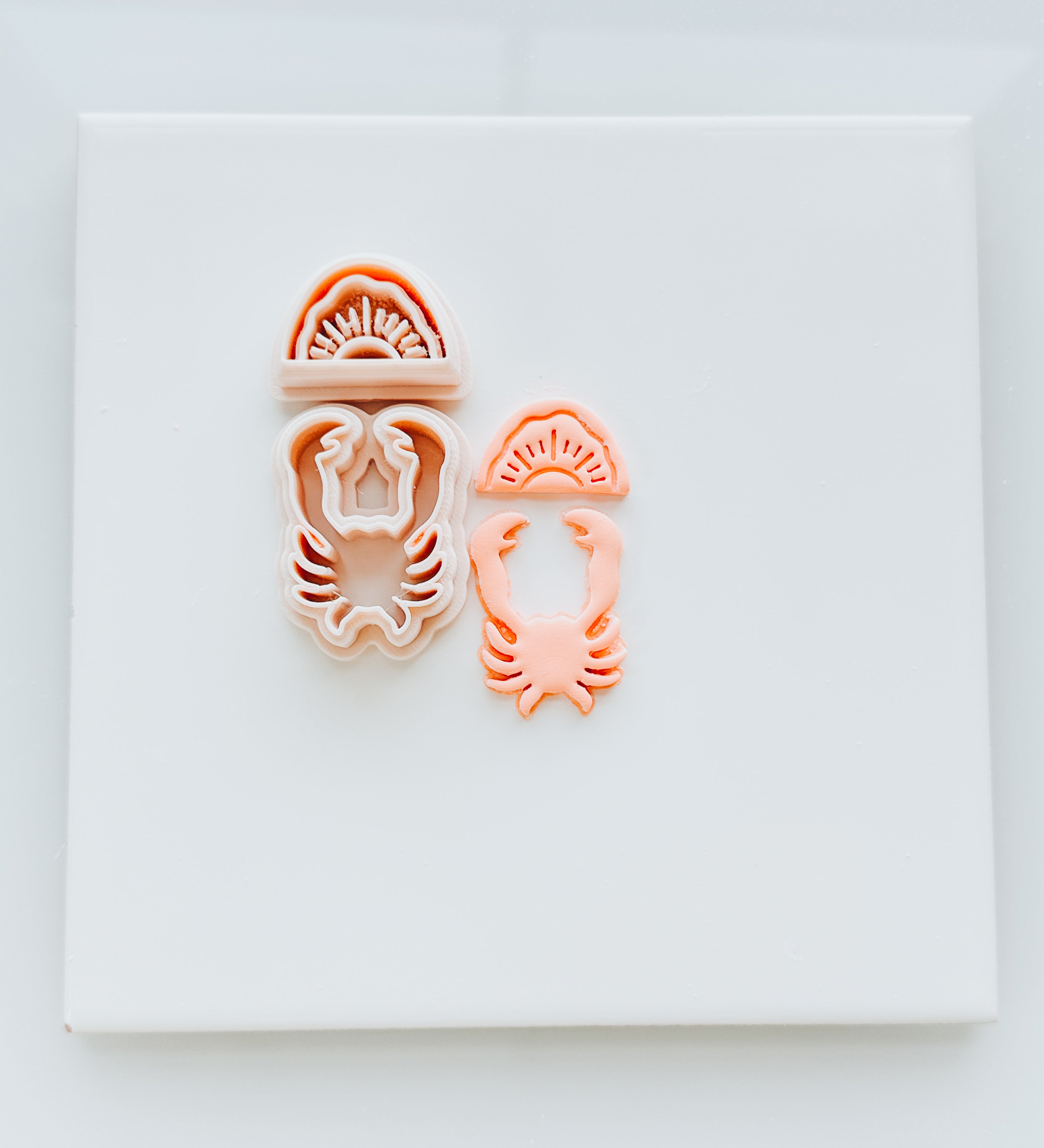 Sunshine Crab Clay Cutter | "Care Cutter" Patience & Love Required for Creating With Our Care Cutters