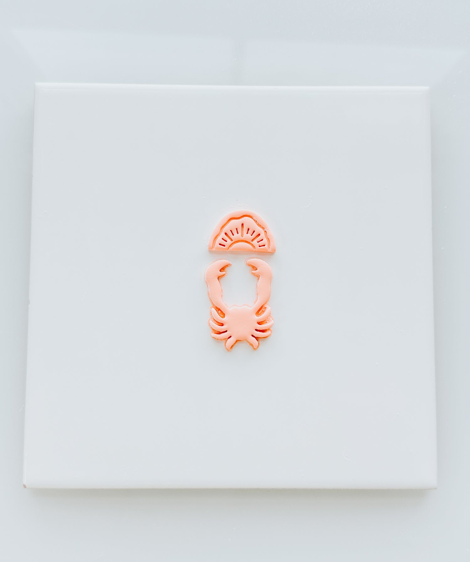 Sunshine Crab Clay Cutter | "Care Cutter"  Patience & Love Required for Creating With Our Care Cutters