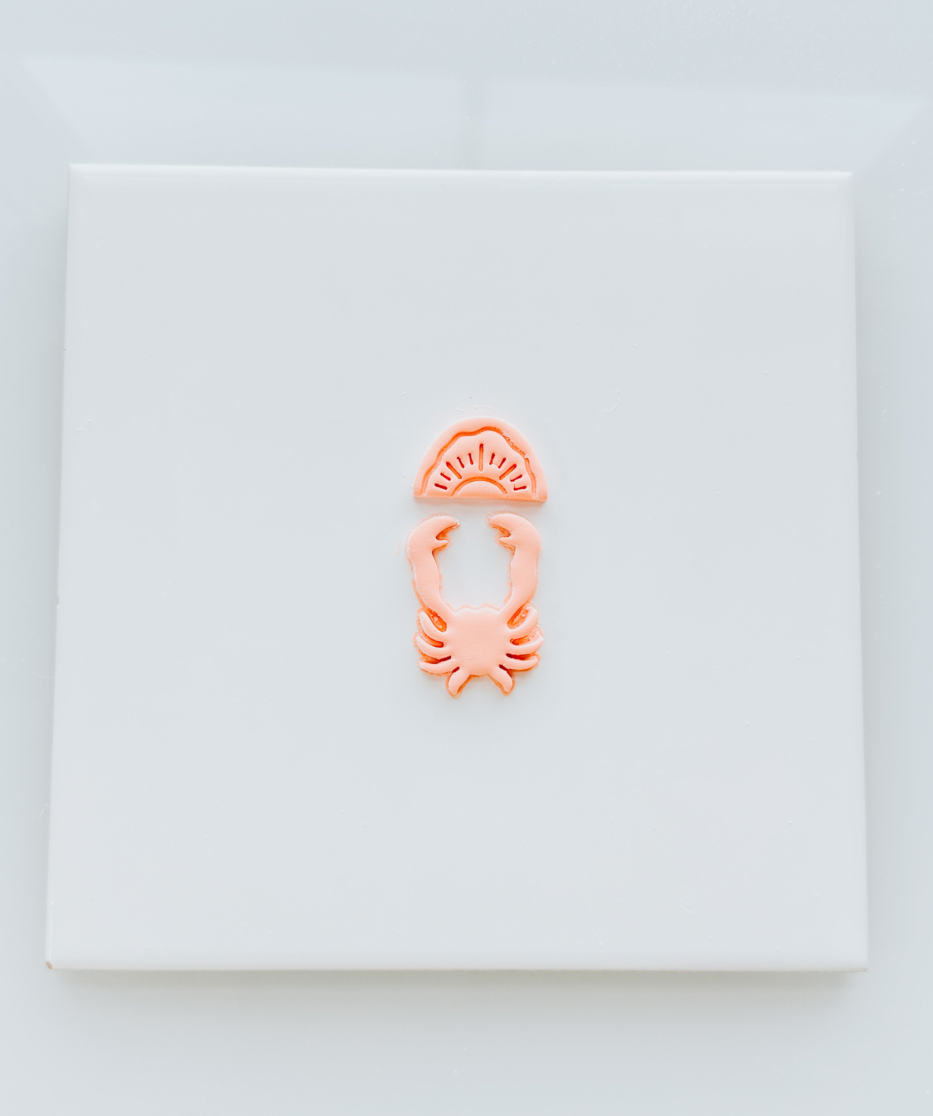 Sunshine Crab Clay Cutter | "Care Cutter" Patience & Love Required for Creating With Our Care Cutters