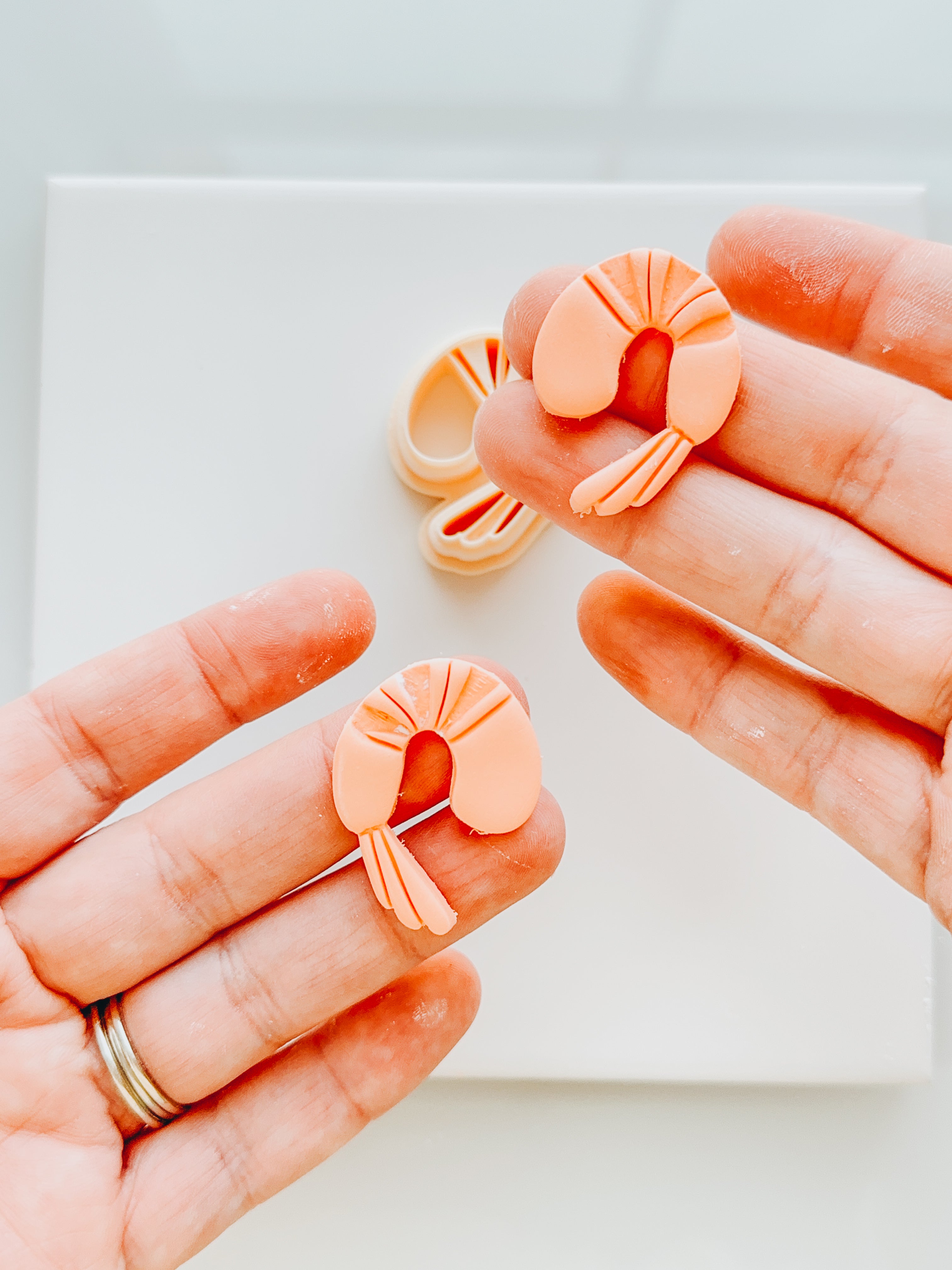 Shrimp Mirrored Clay Cutter Set