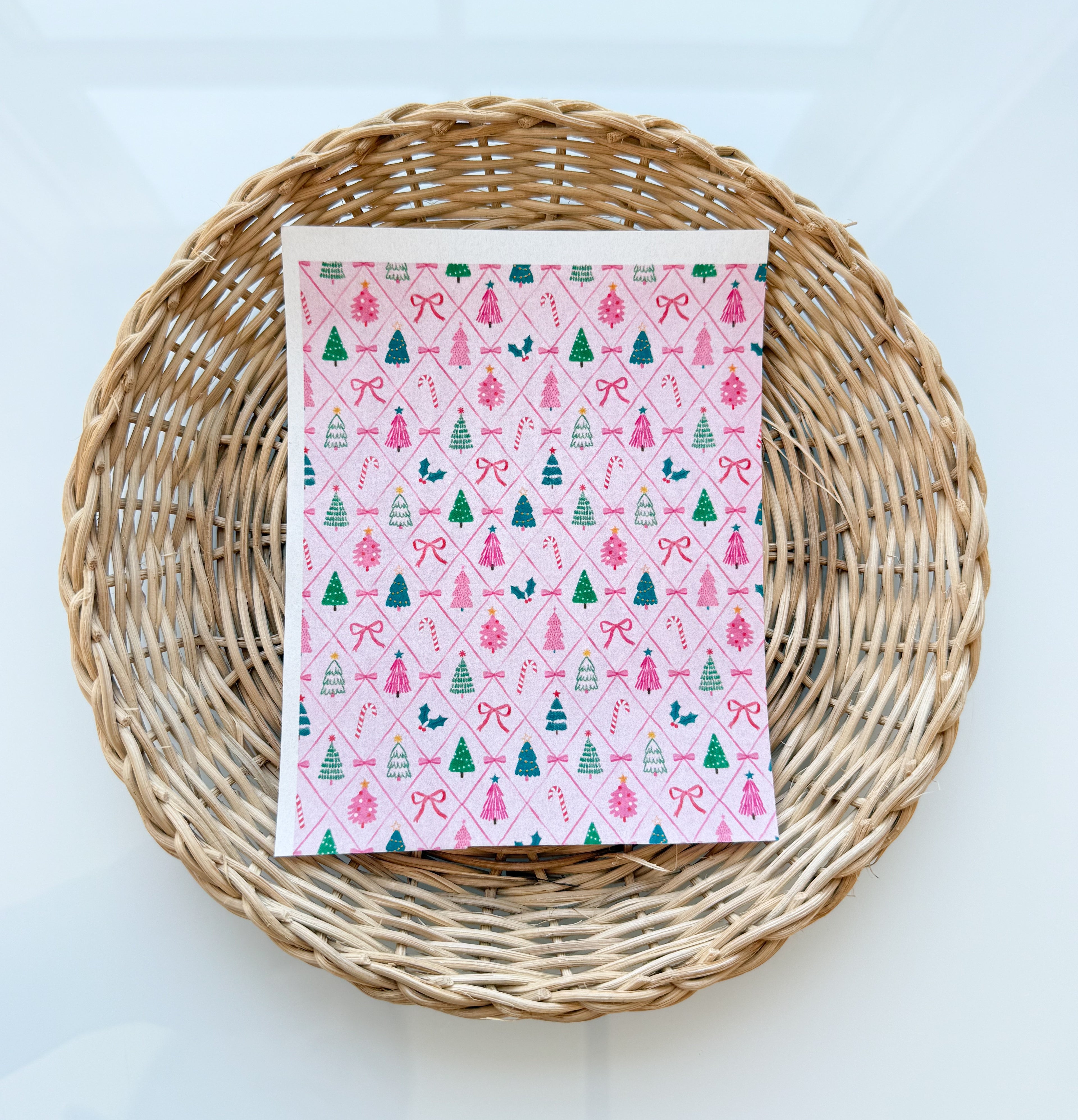 Christmas 4 Stripe Clay Transfer Paper