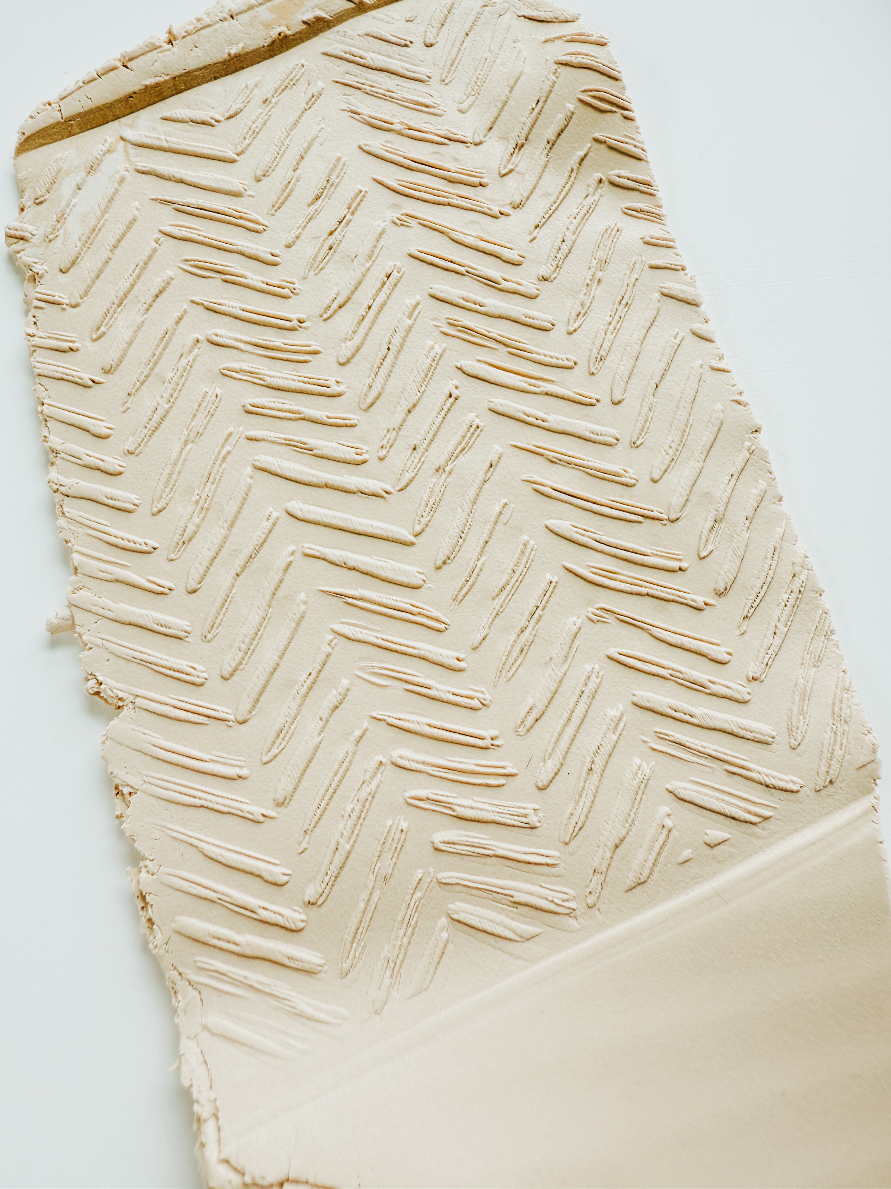 Organic Wide Herringbone Texture Mat