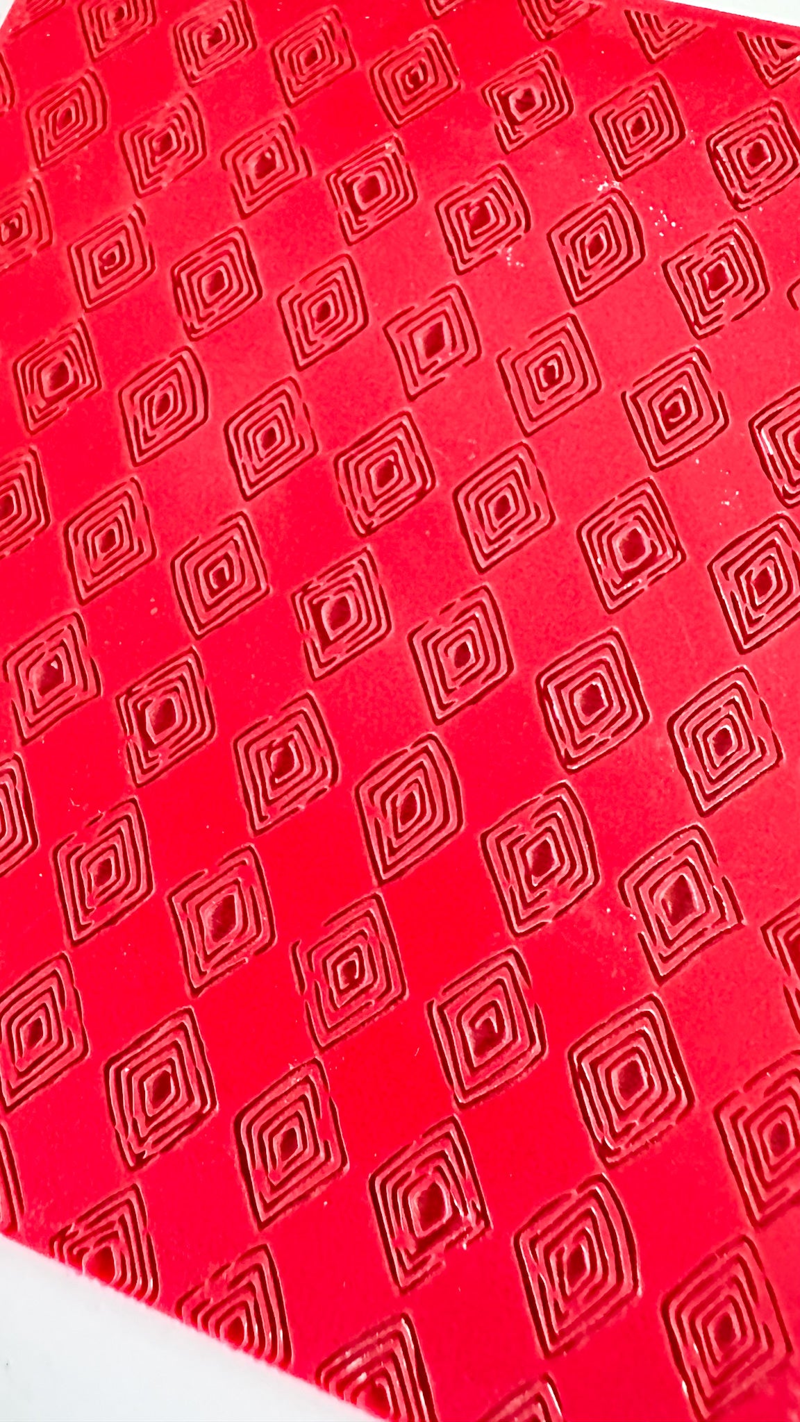 Organic Diamond Clay Texture Mat