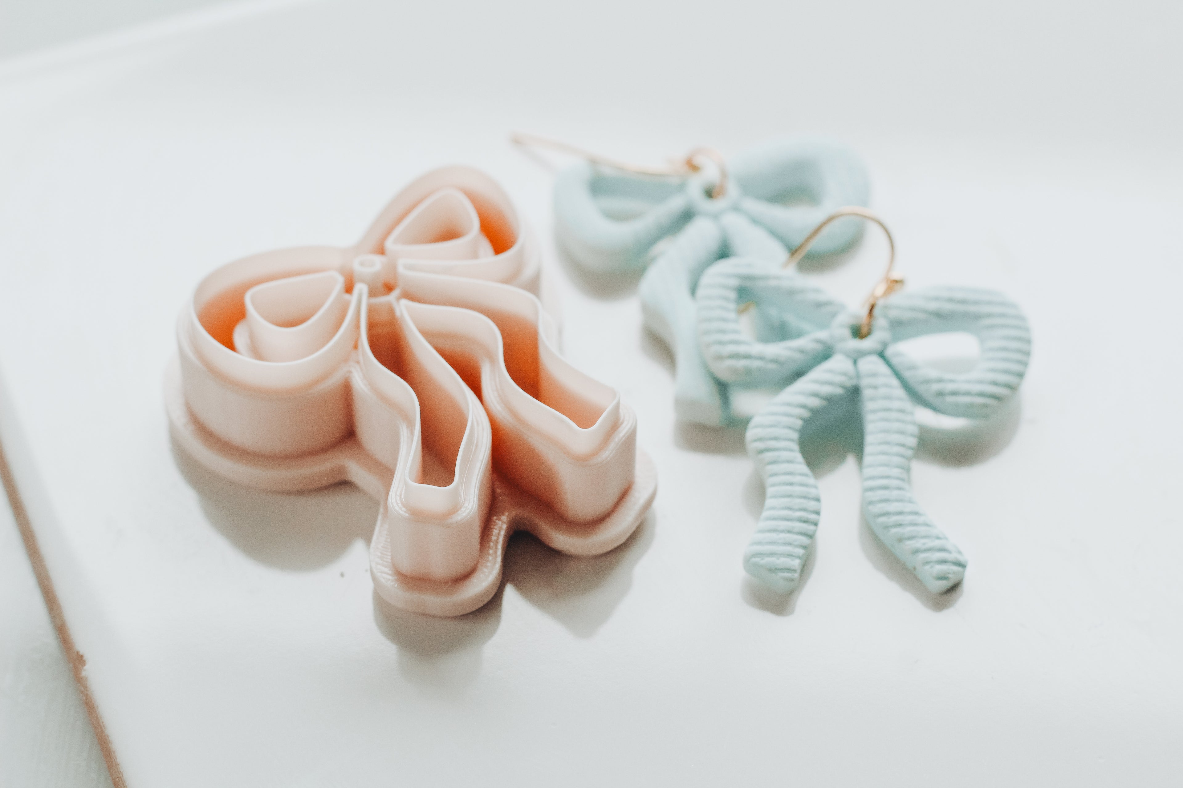 Ribbon Bow Clay Cutter Set
