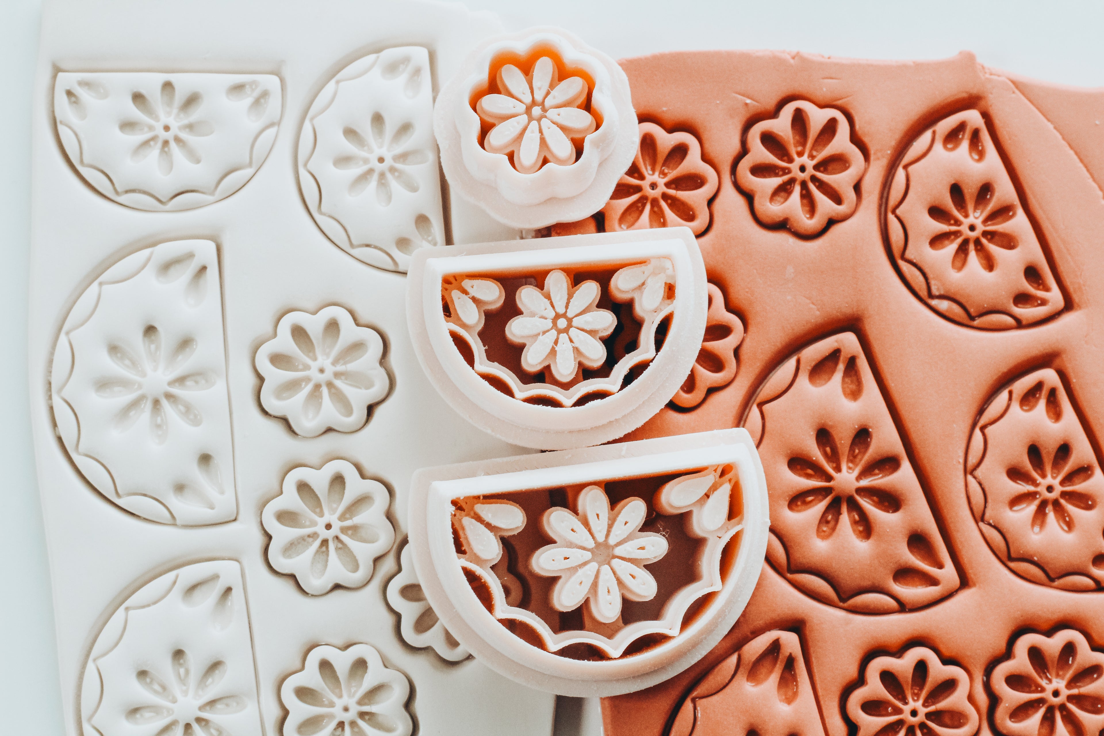 Isabella - Mexican Talavera Inspired 3 Piece Set Clay Cutter