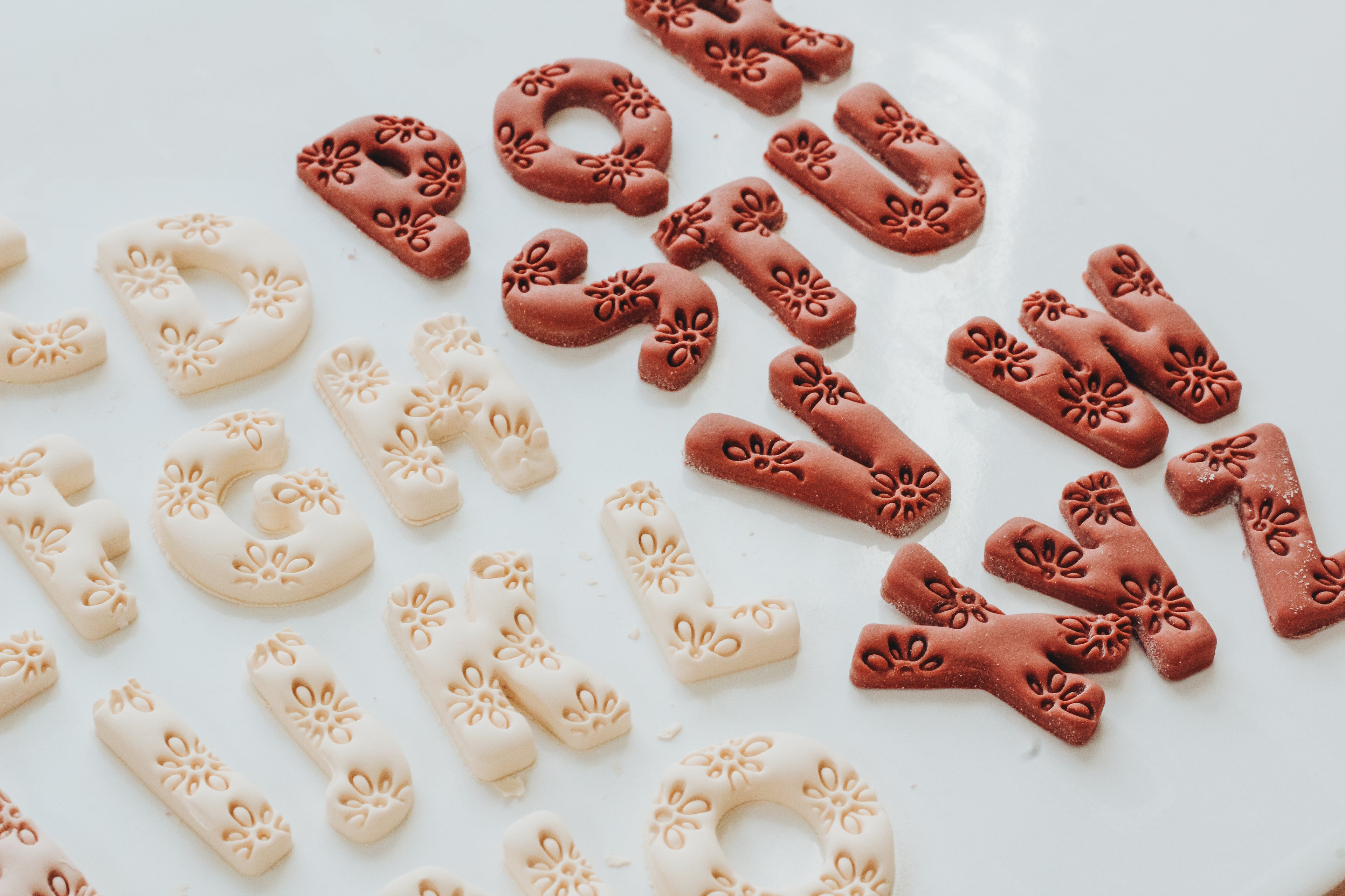 Dreamy Boho Letter Clay Cutters