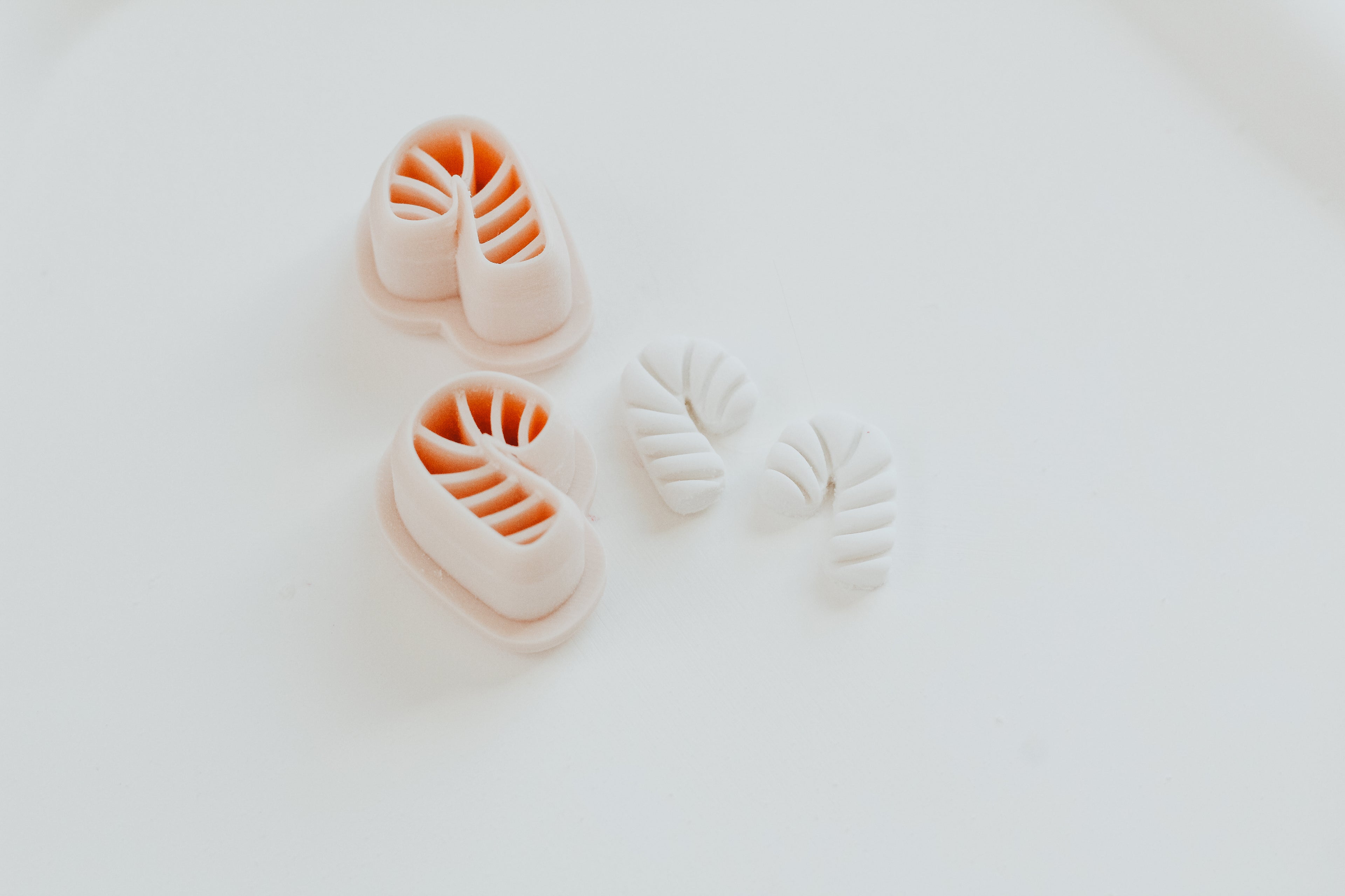 Tiny Candy Cane Stud Clay Cutter Set