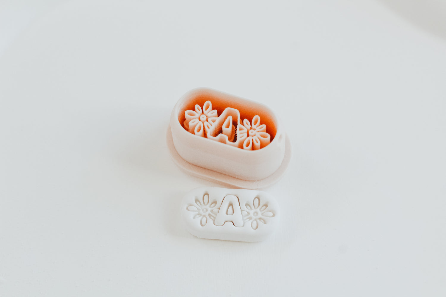 PRE-ORDER Monogram Floral Bracelet Bead Clay Cutters