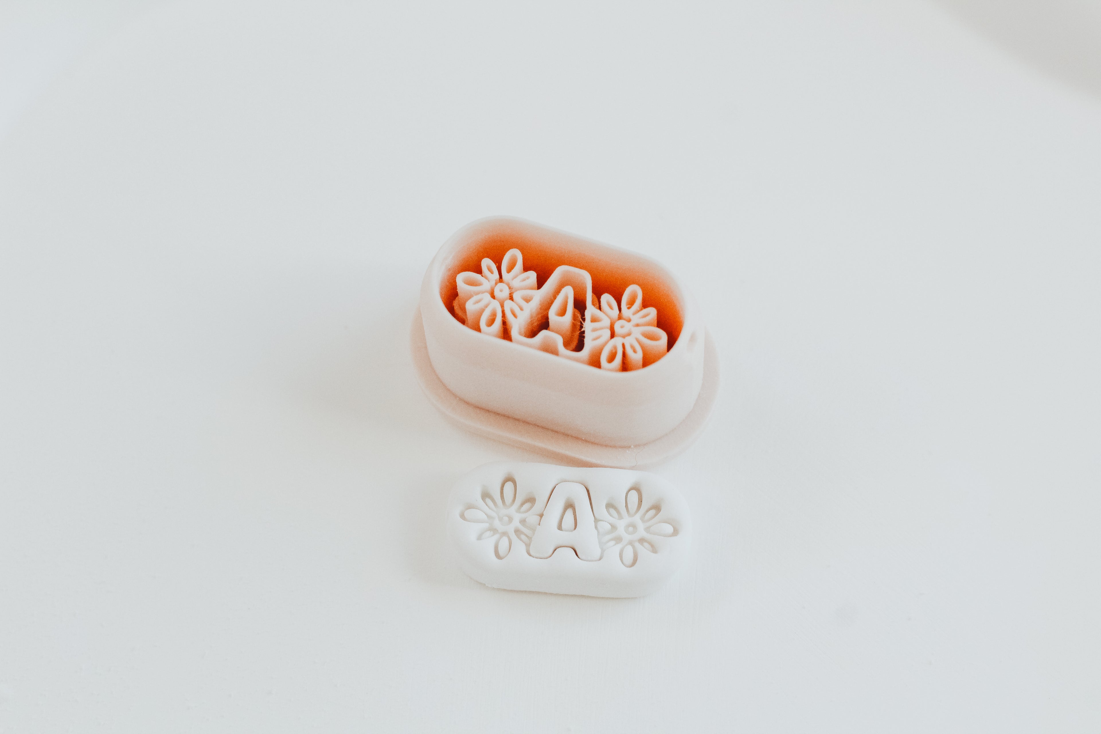 PRE-ORDER Monogram Floral Bracelet Bead Clay Cutters