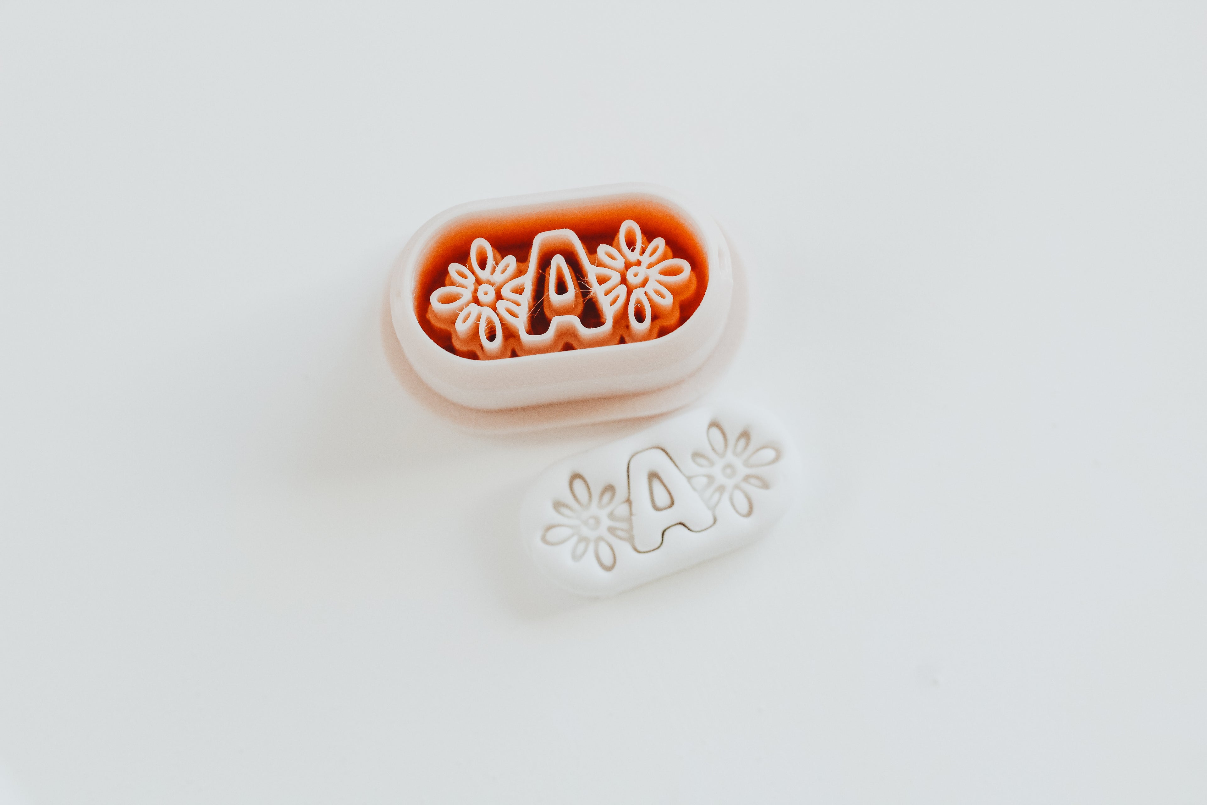 PRE-ORDER Monogram Floral Bracelet Bead Clay Cutters