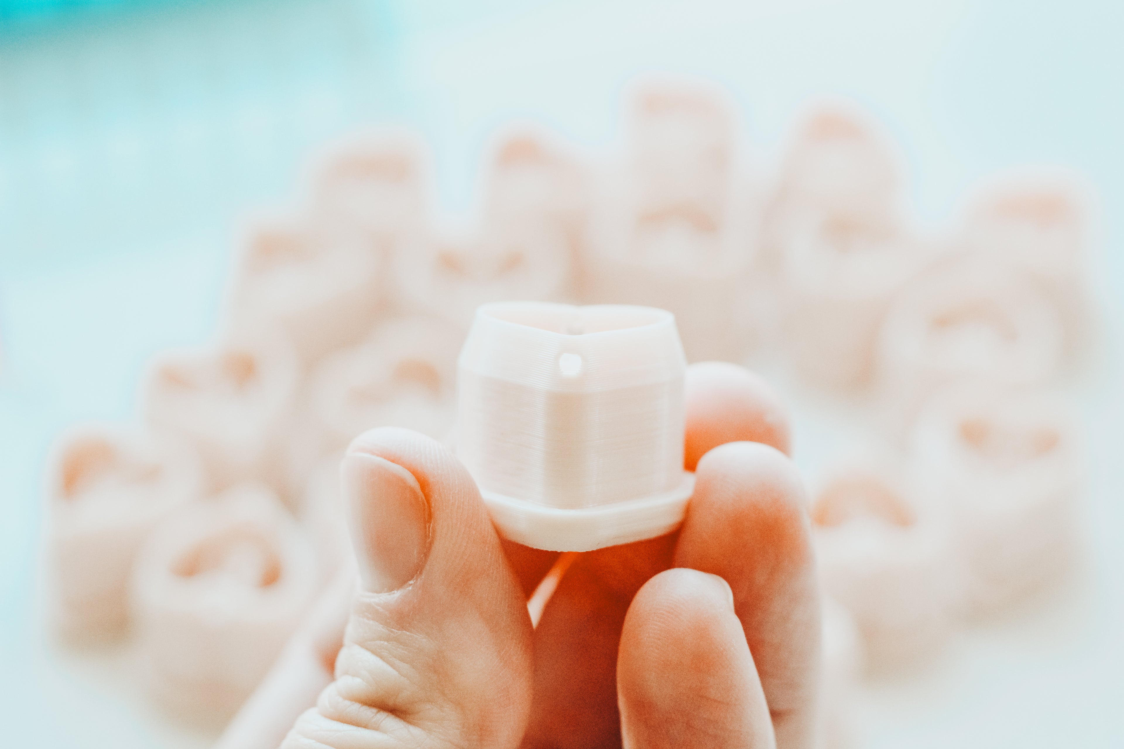 Bead Heart Charm Monogram Clay Cutters .75 Inches - Full Set 26 Letters Included