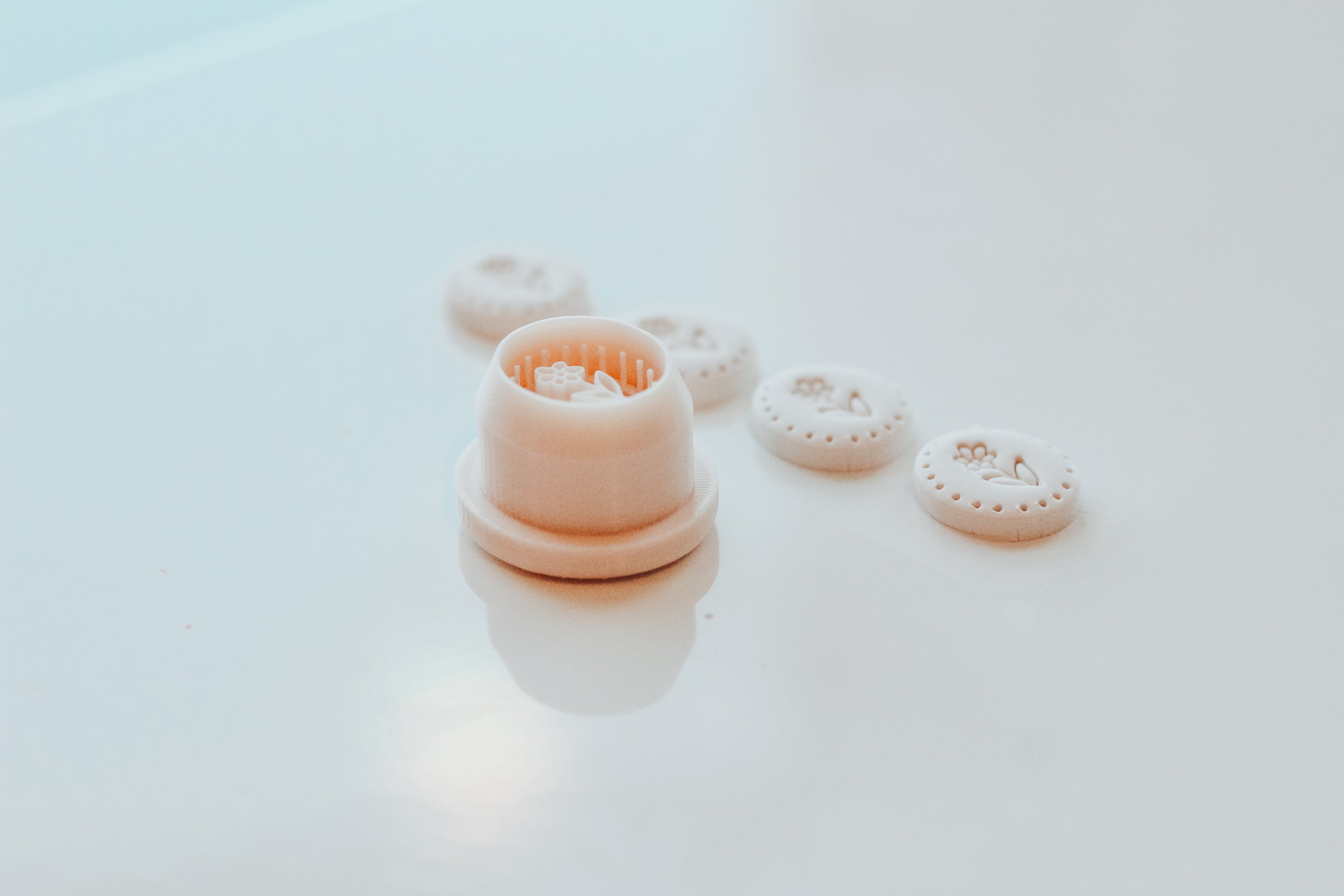 Dots & Flower Charm Extra Dainty Precision Clay Cutter