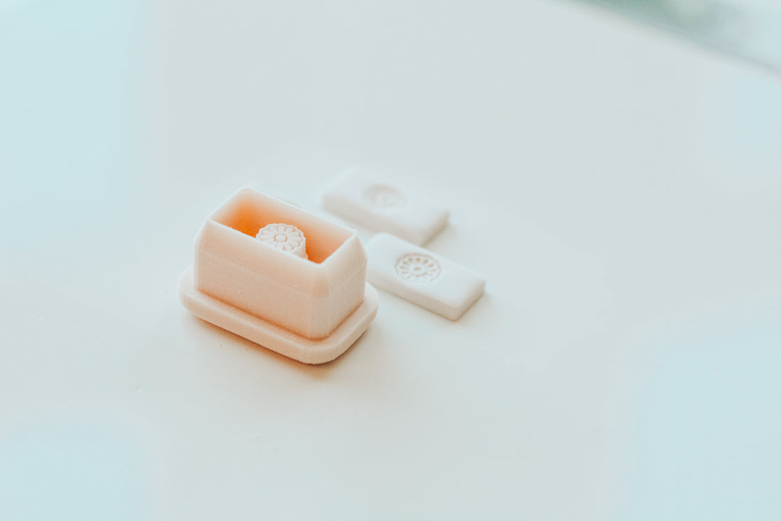 Talavera Flower Charm Extra Dainty Precision Clay Cutter Mirror Set