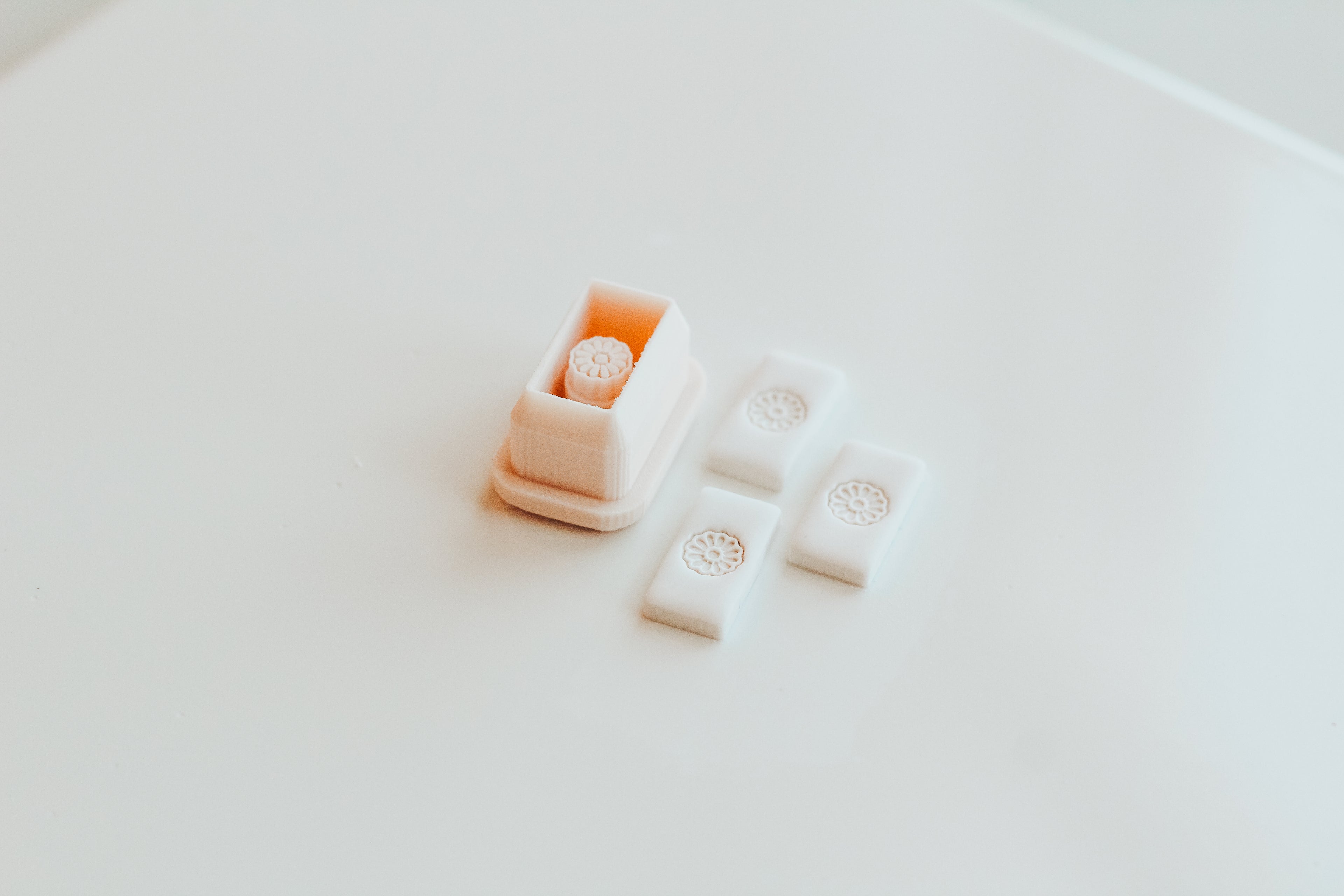 Talavera Flower Charm Extra Dainty Precision Clay Cutter Mirror Set