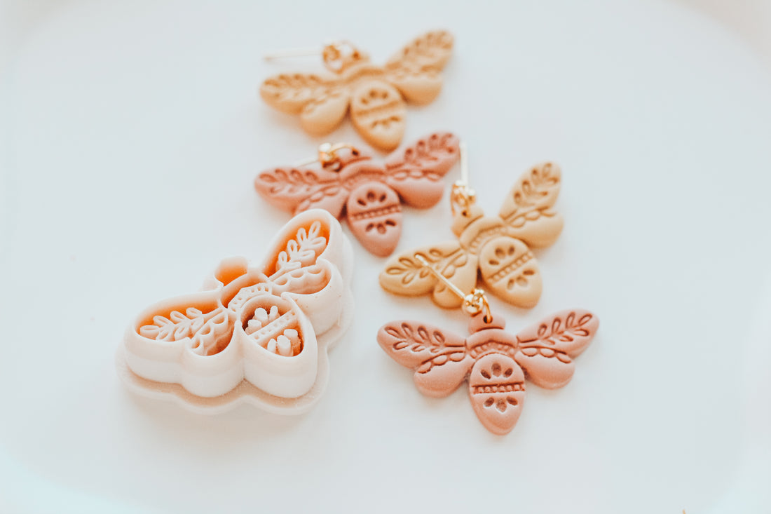 Boho Honey Bee Clay Cutter