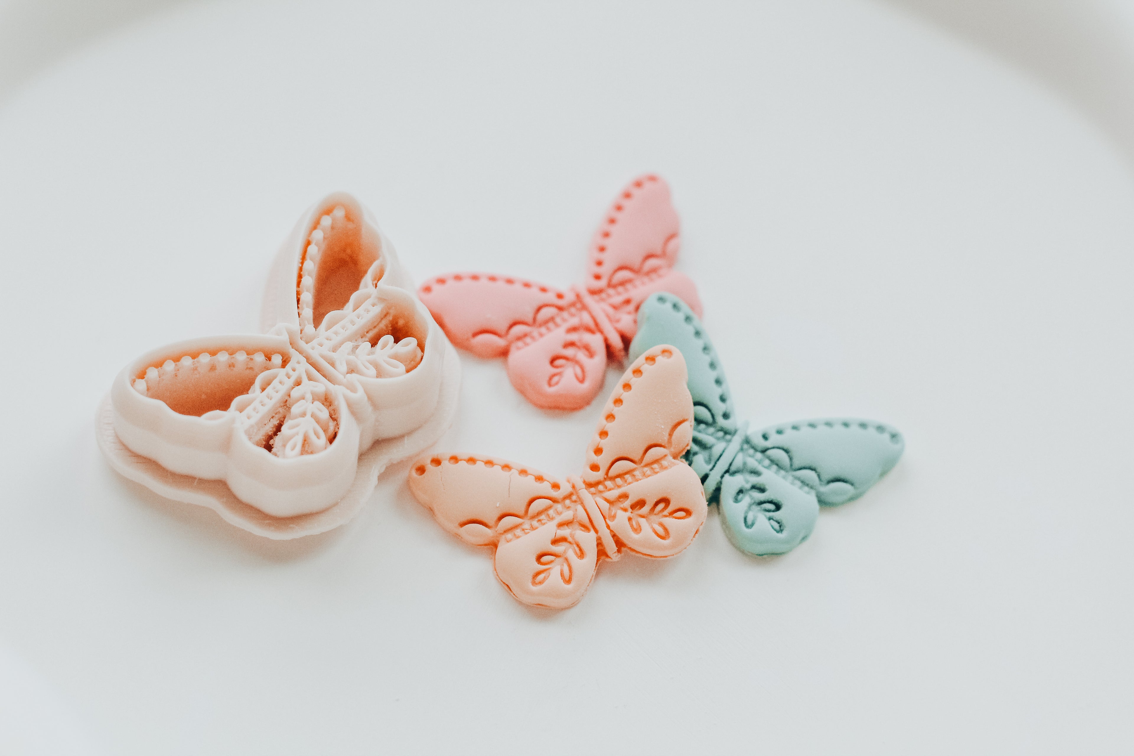 Boho Butterfly Spring Girly Clay Cutter