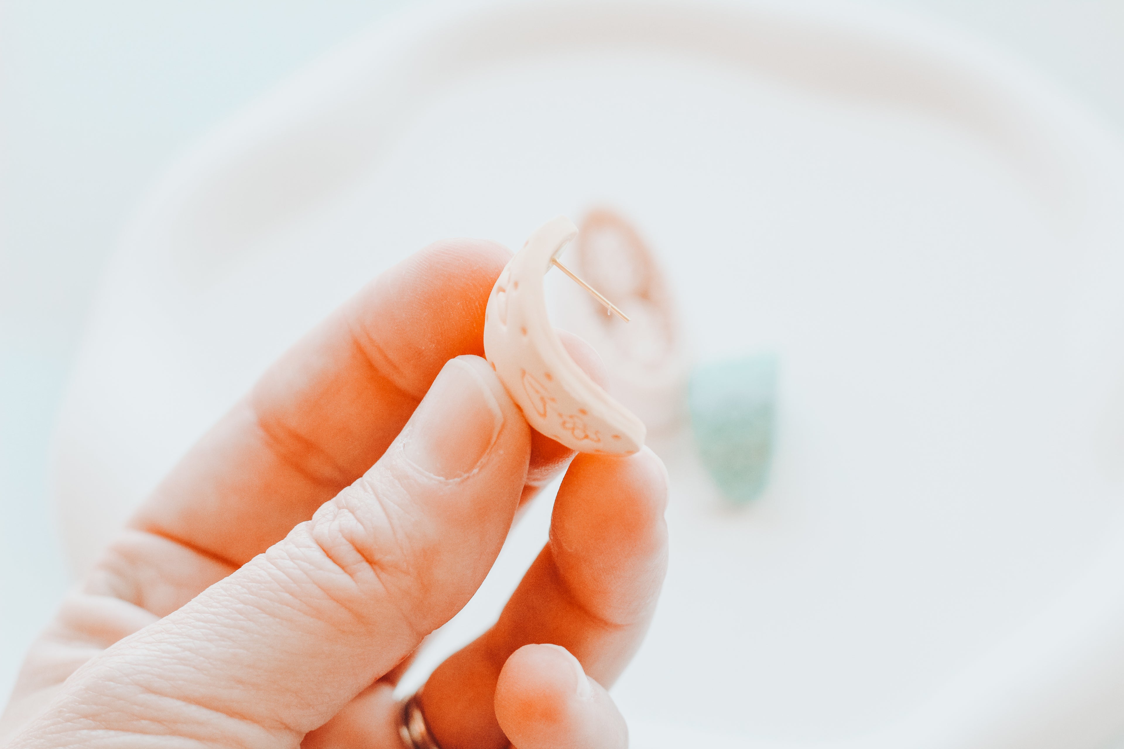 Dots & Flowers Huggie (can also be regular cutter not just huggie!) Clay Cutter Set