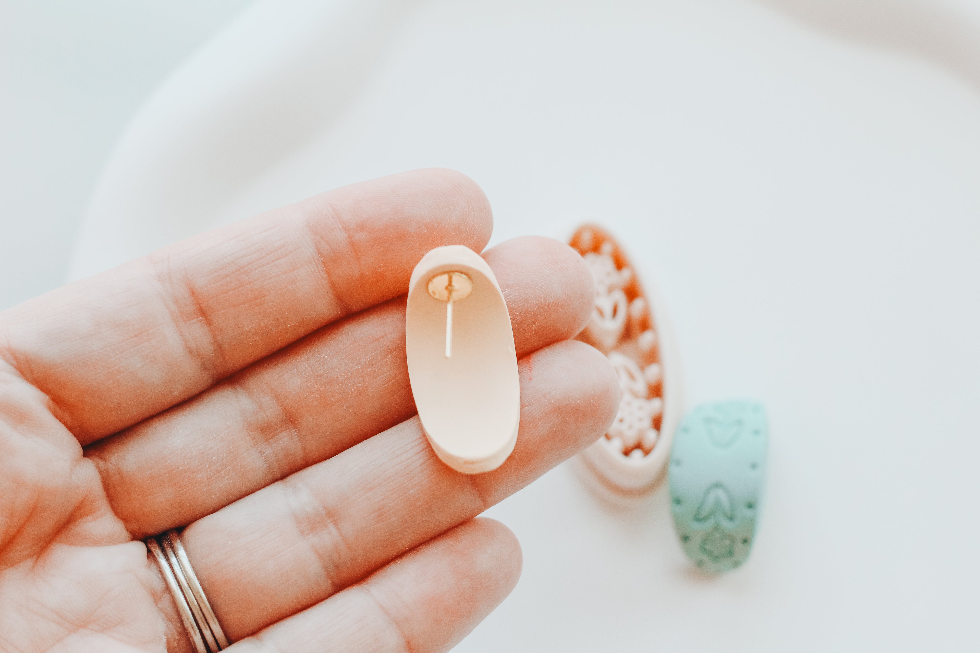 Dots & Flowers Huggie (can also be regular cutter not just huggie!) Clay Cutter Set