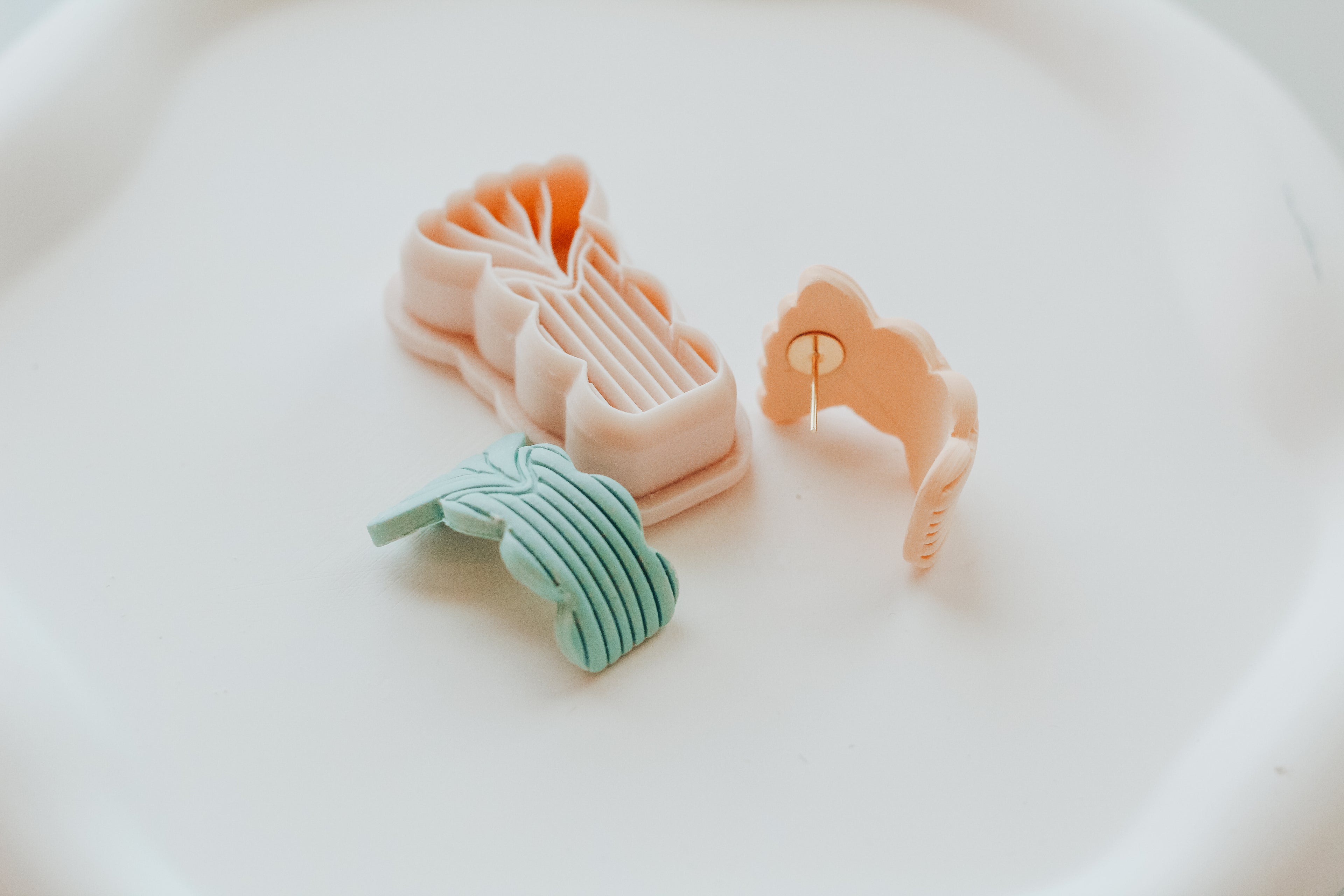 Scallop Fan Huggie (can also be regular cutter not just huggie!) Clay Cutter Set