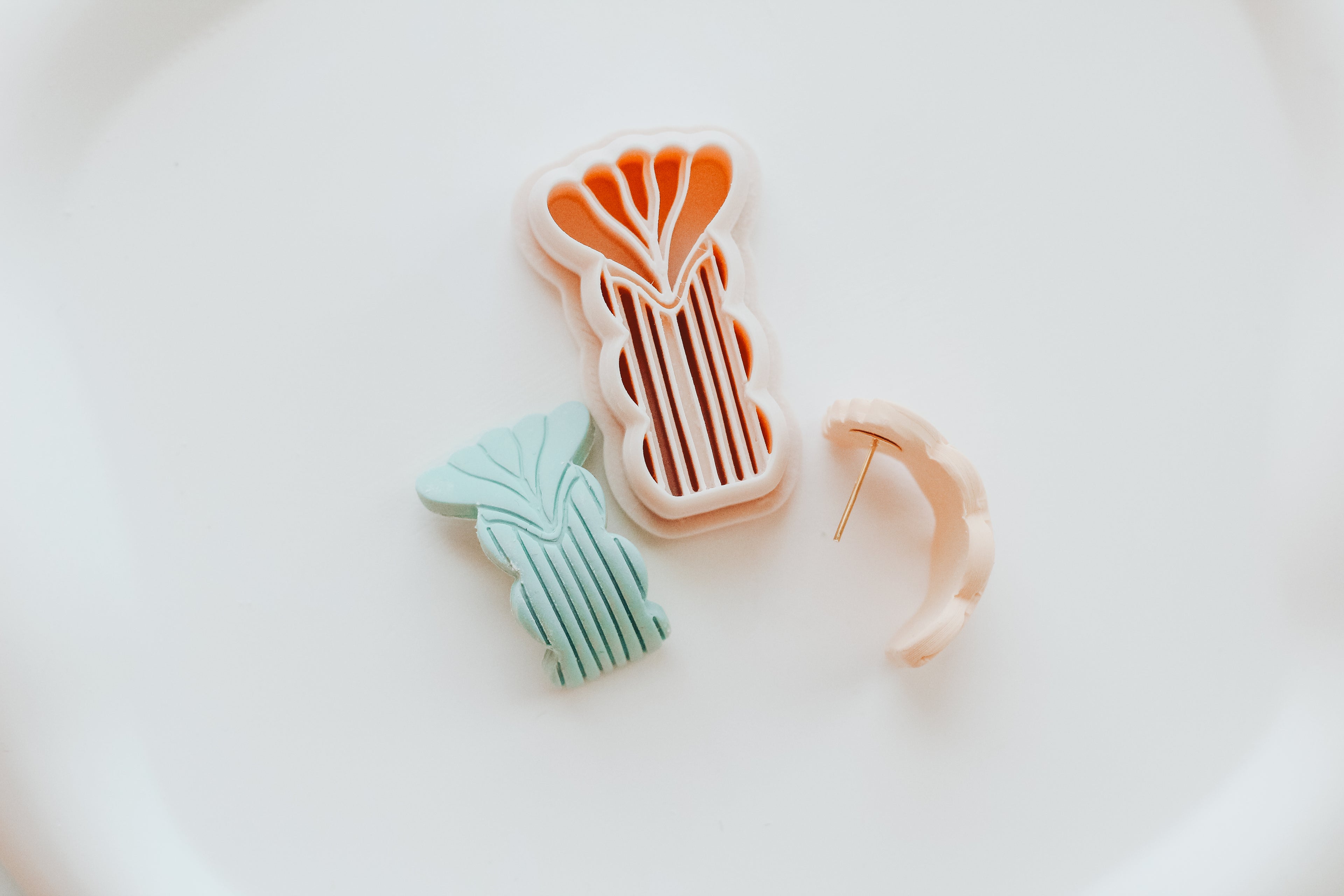 Scallop Fan Huggie (can also be regular cutter not just huggie!) Clay Cutter Set