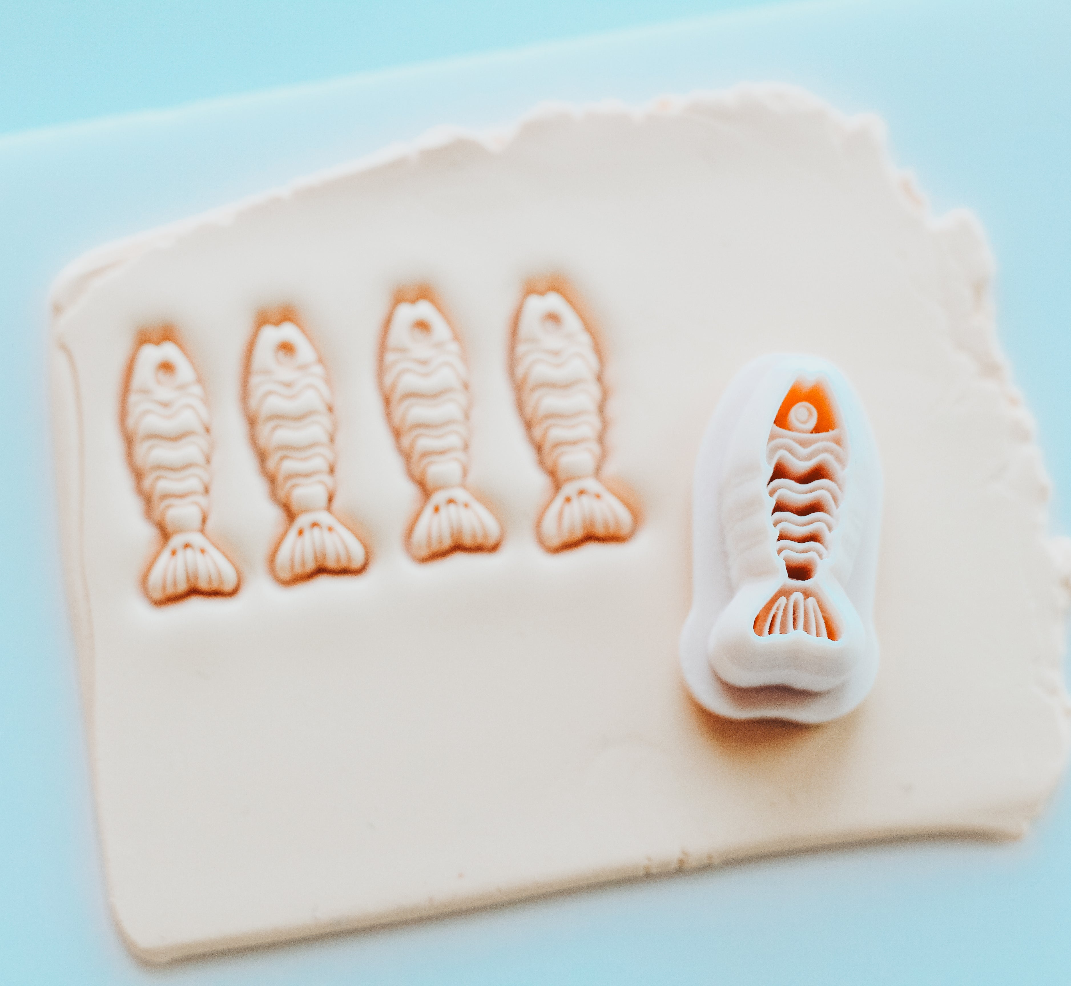 FREE Summer Fish Charm WITH ORDERS $25 or more (MUST ADD TO CART TO RECEIVE) Extra Dainty Precision Clay Cutter