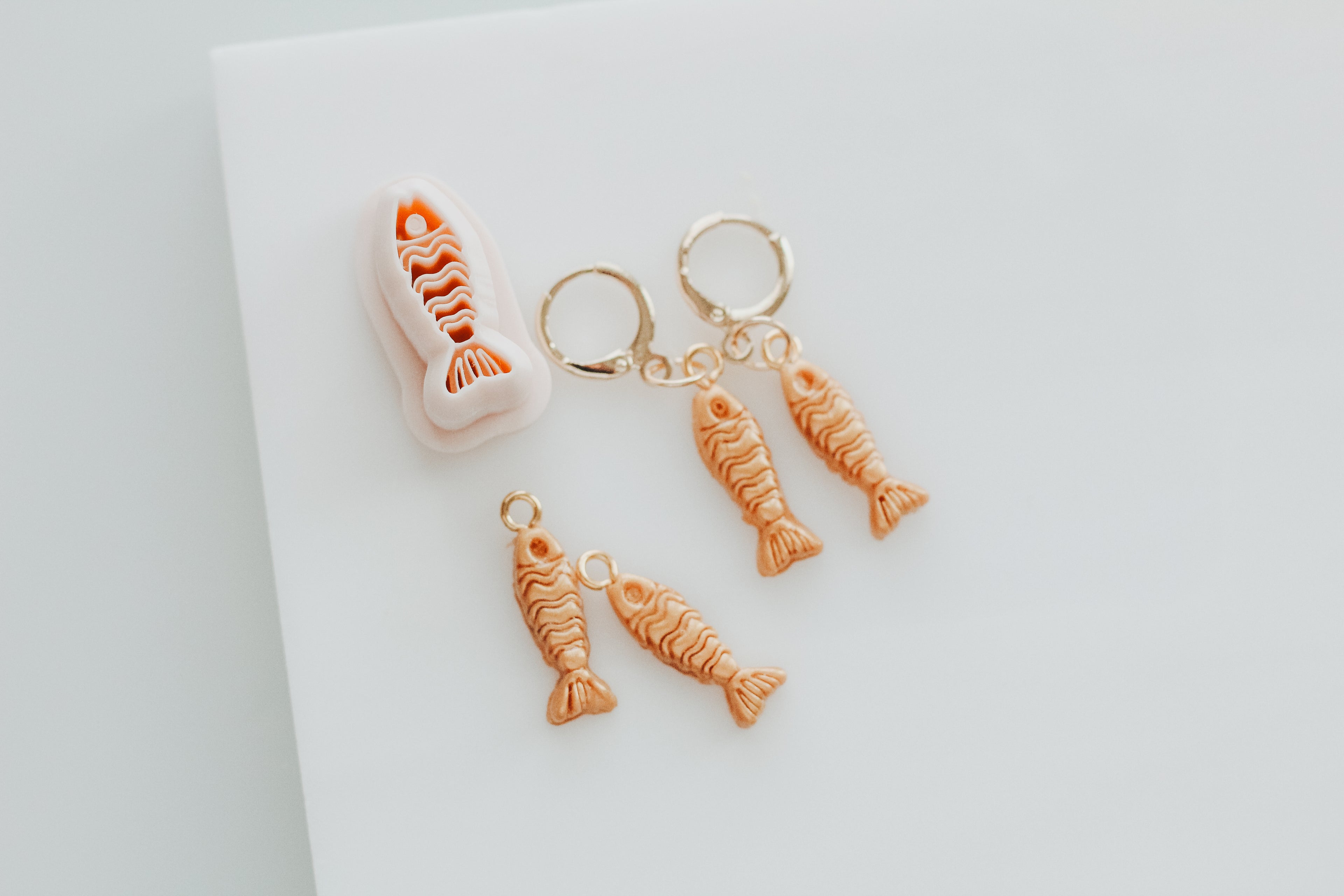 FREE Summer Fish Charm WITH ORDERS $25 or more (MUST ADD TO CART TO RECEIVE) Extra Dainty Precision Clay Cutter