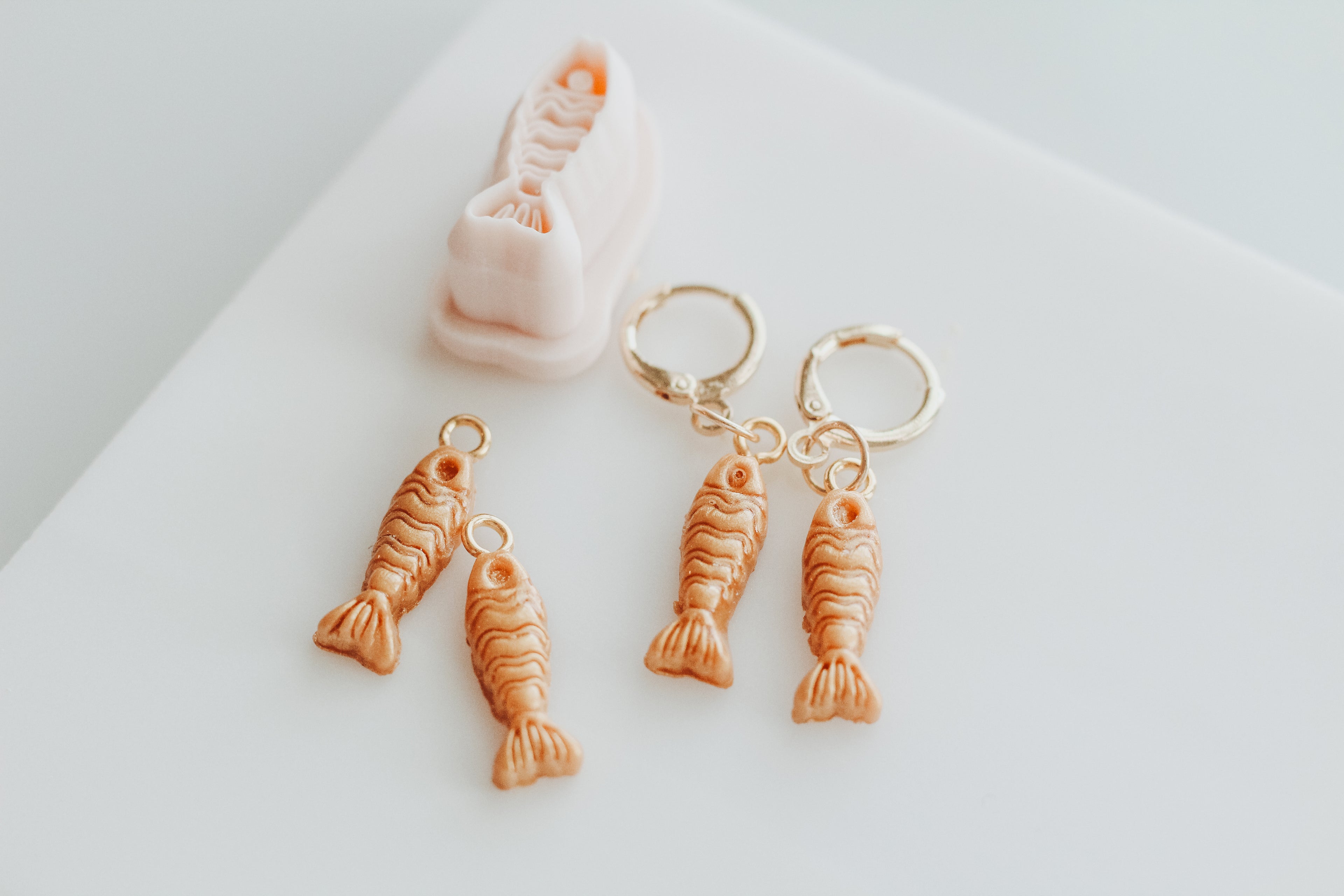 FREE Summer Fish Charm WITH ORDERS $25 or more (MUST ADD TO CART TO RECEIVE) Extra Dainty Precision Clay Cutter