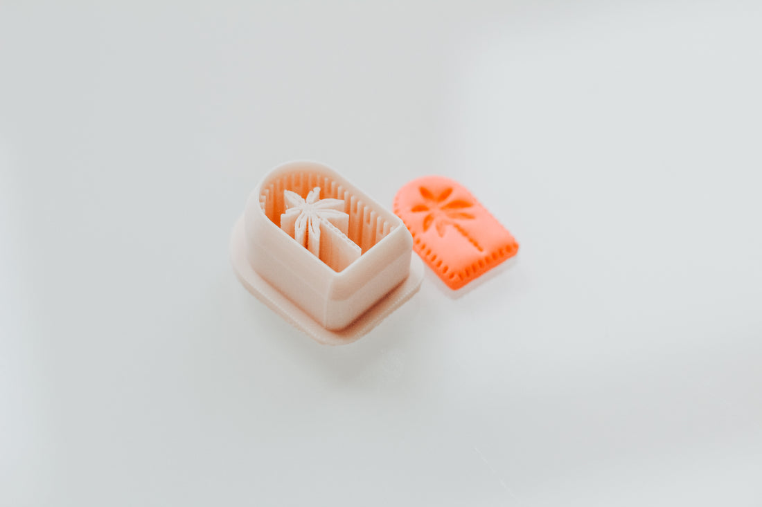 Mini Vintage Palm Charm Extra Dainty Precision Clay Cutter