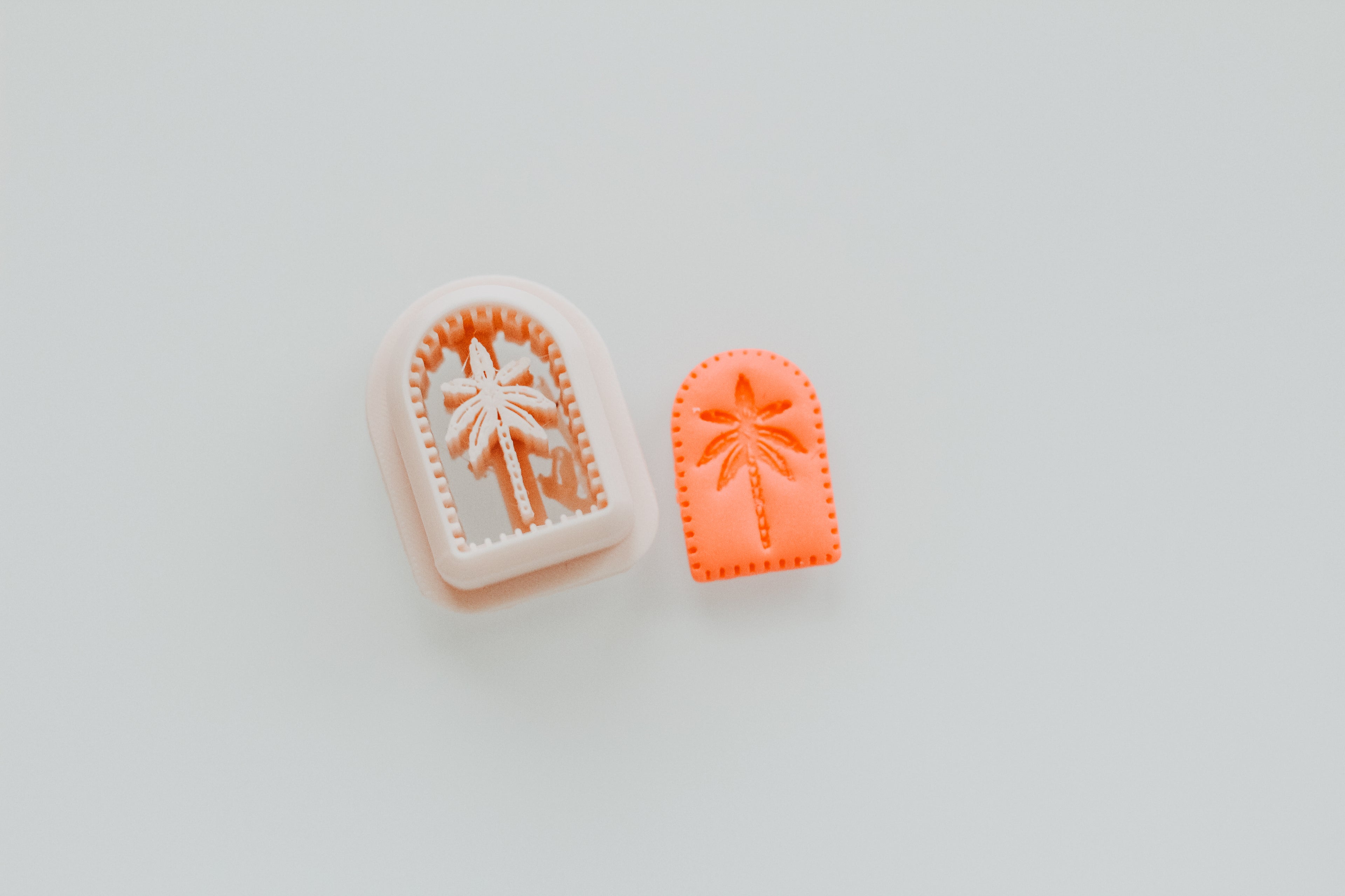 Mini Vintage Palm Charm Extra Dainty Precision Clay Cutter