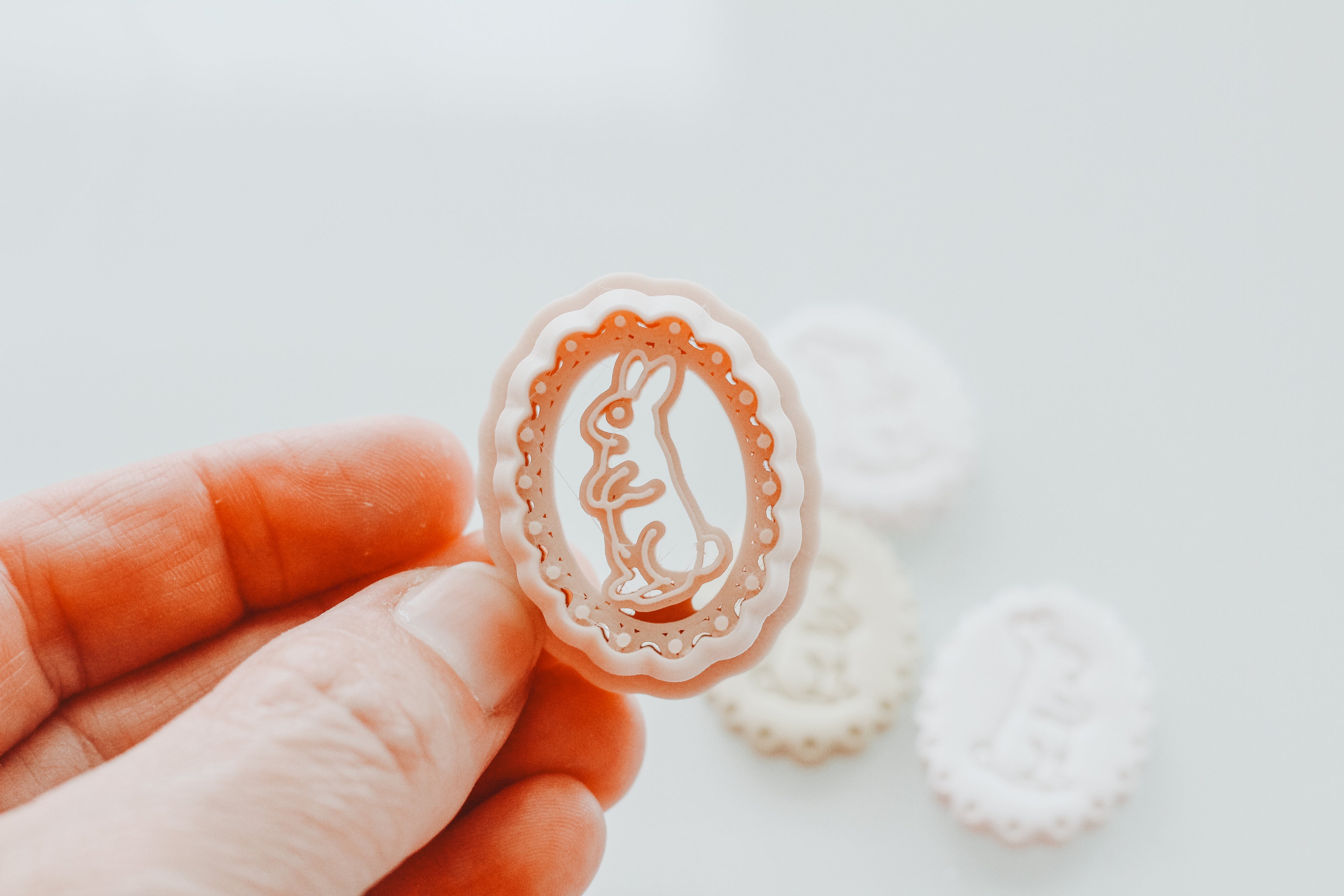 Garden Party Bunny Clay Cutter