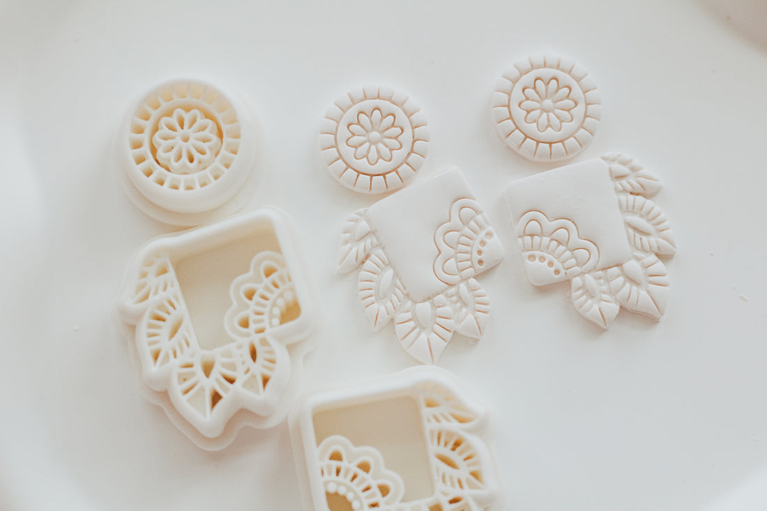 Honey Mirrored Set Clay Earring Cutter