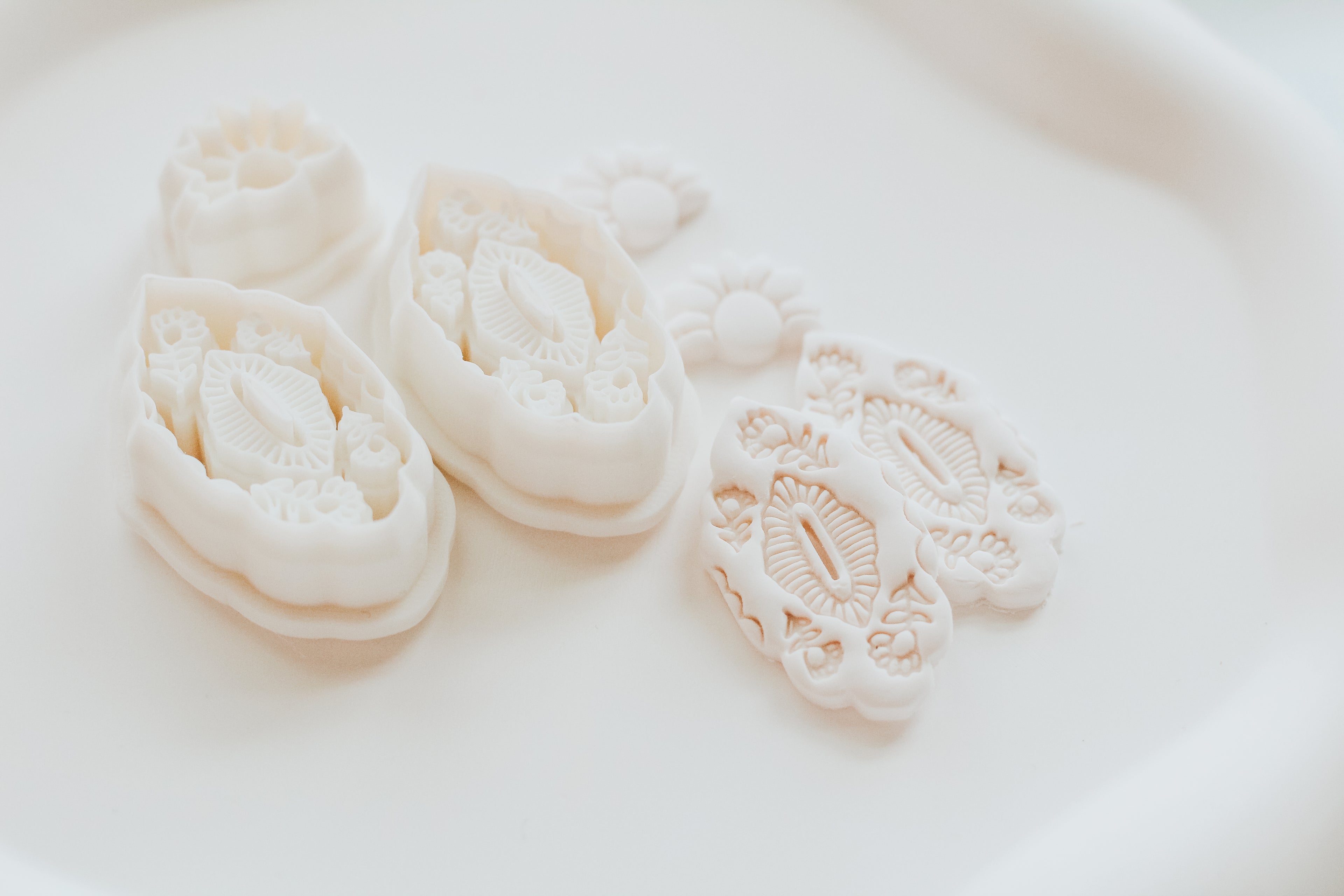 Bloom Mirrored Set Clay Earring Cutter