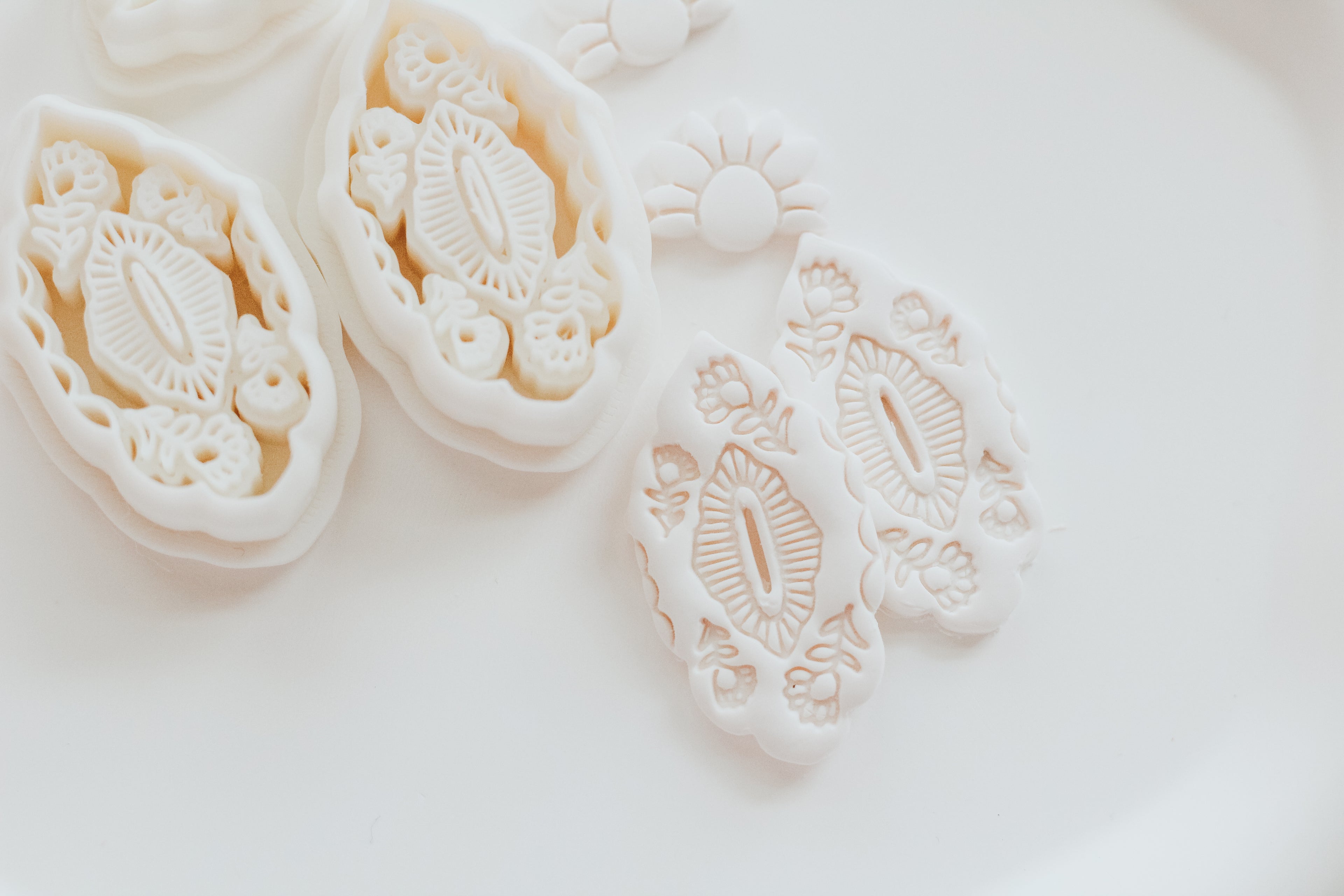 Bloom Mirrored Set Clay Earring Cutter