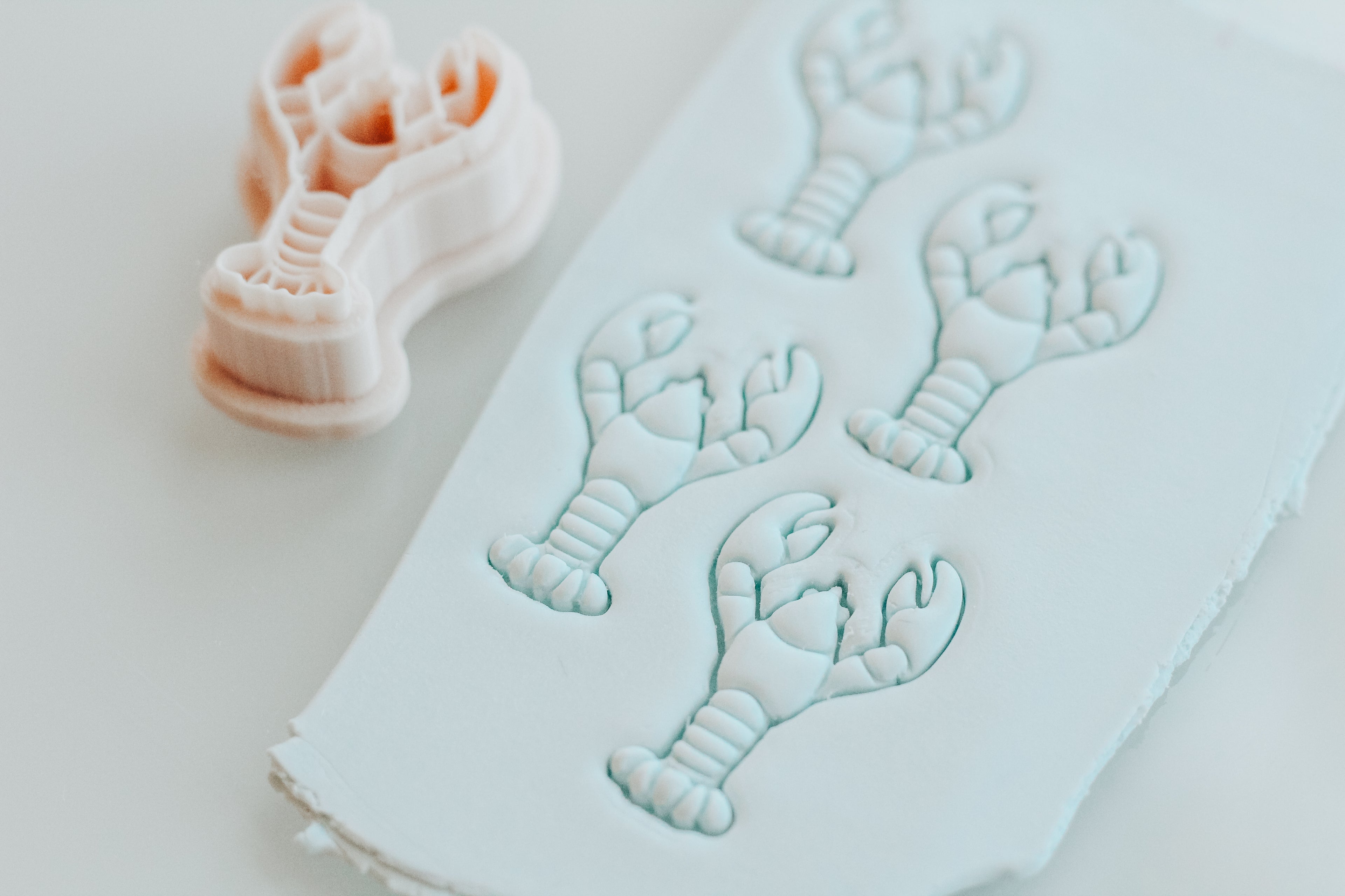 Lobster Embossed Clay Cutter