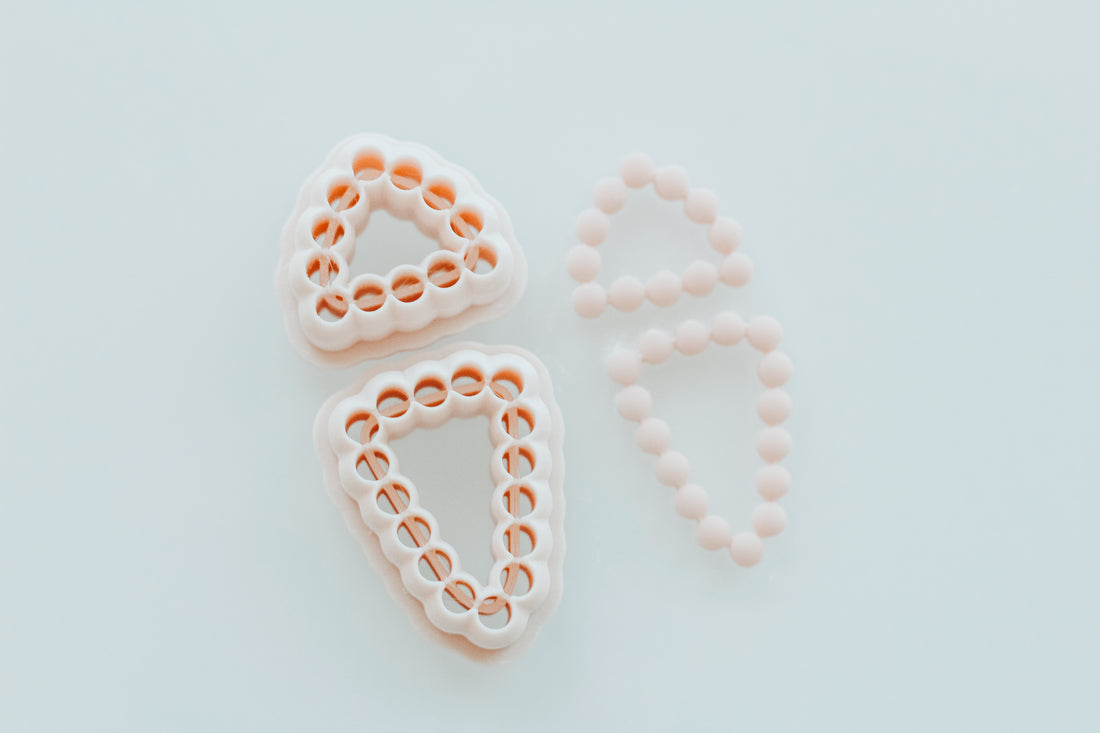Double Triangle Bubble Skinny Clay Cutter Set