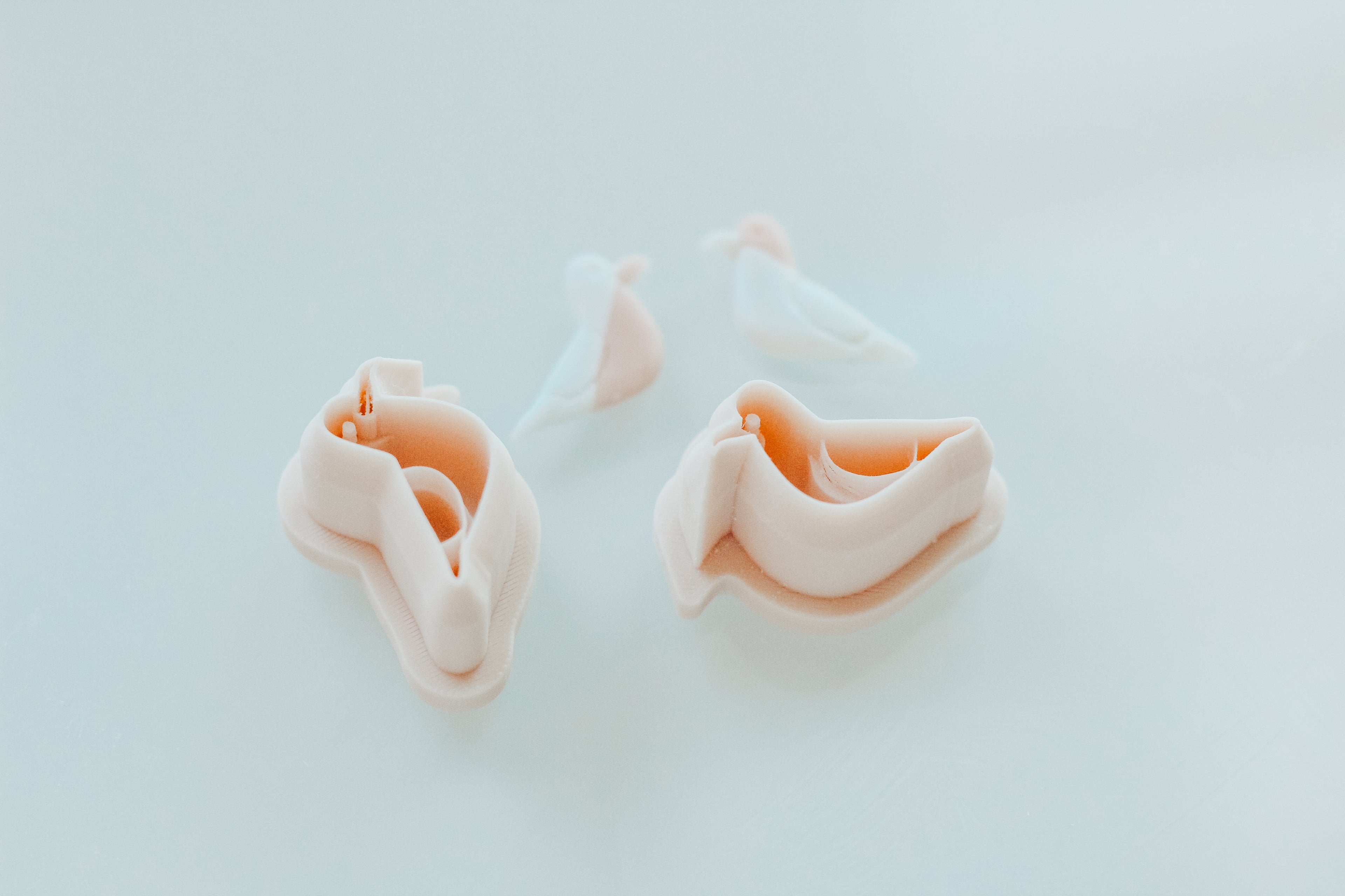 Tiny Seagull Stud Clay Cutter Mirrored Set