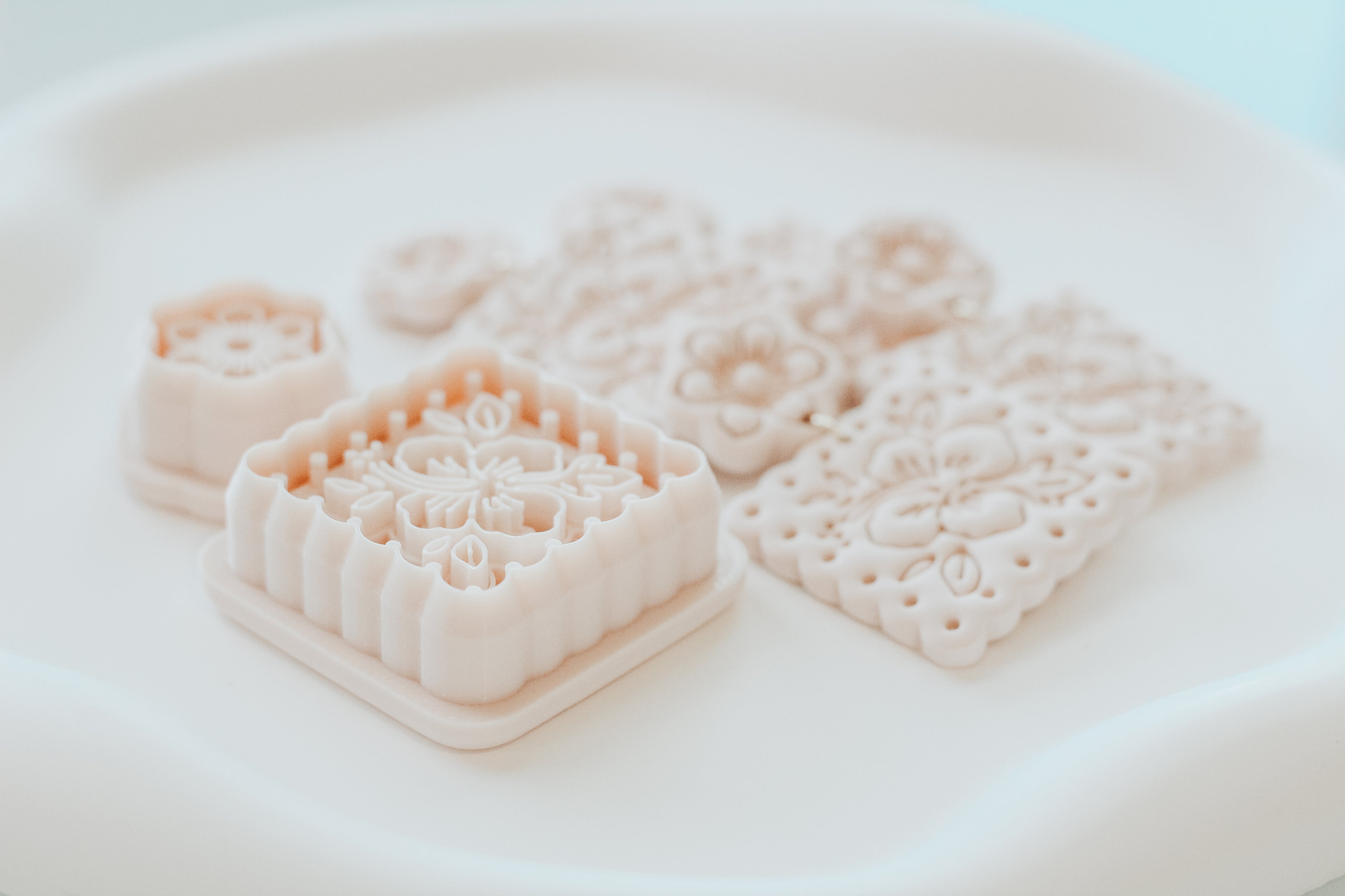 Summer Hibiscus Bloom Clay Cutter Set