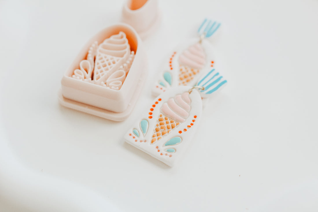 Berry Sweet Ice Cream Clay Cutter Set