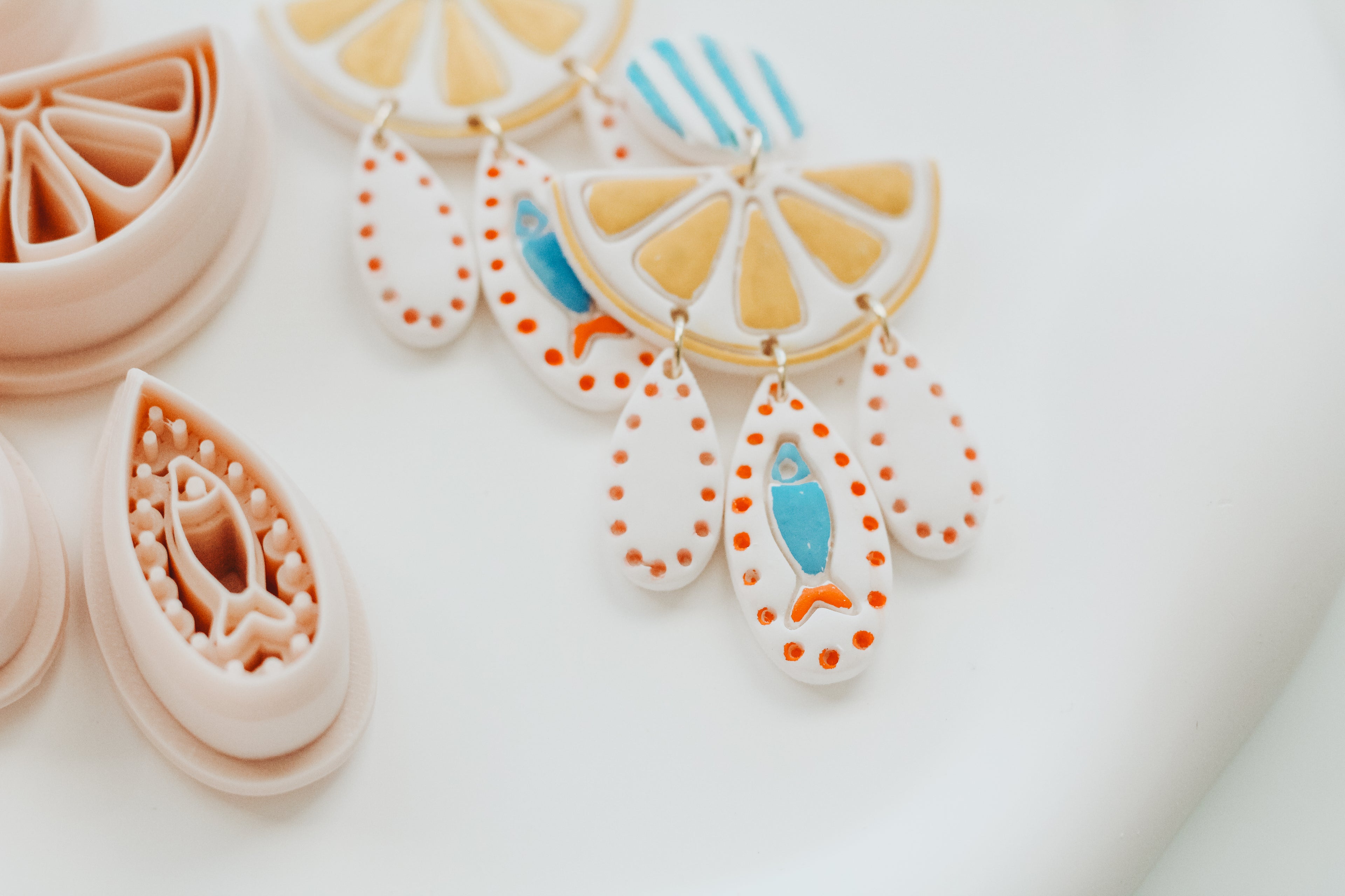 Lemon Sardine 4 Piece Clay Cutter Set