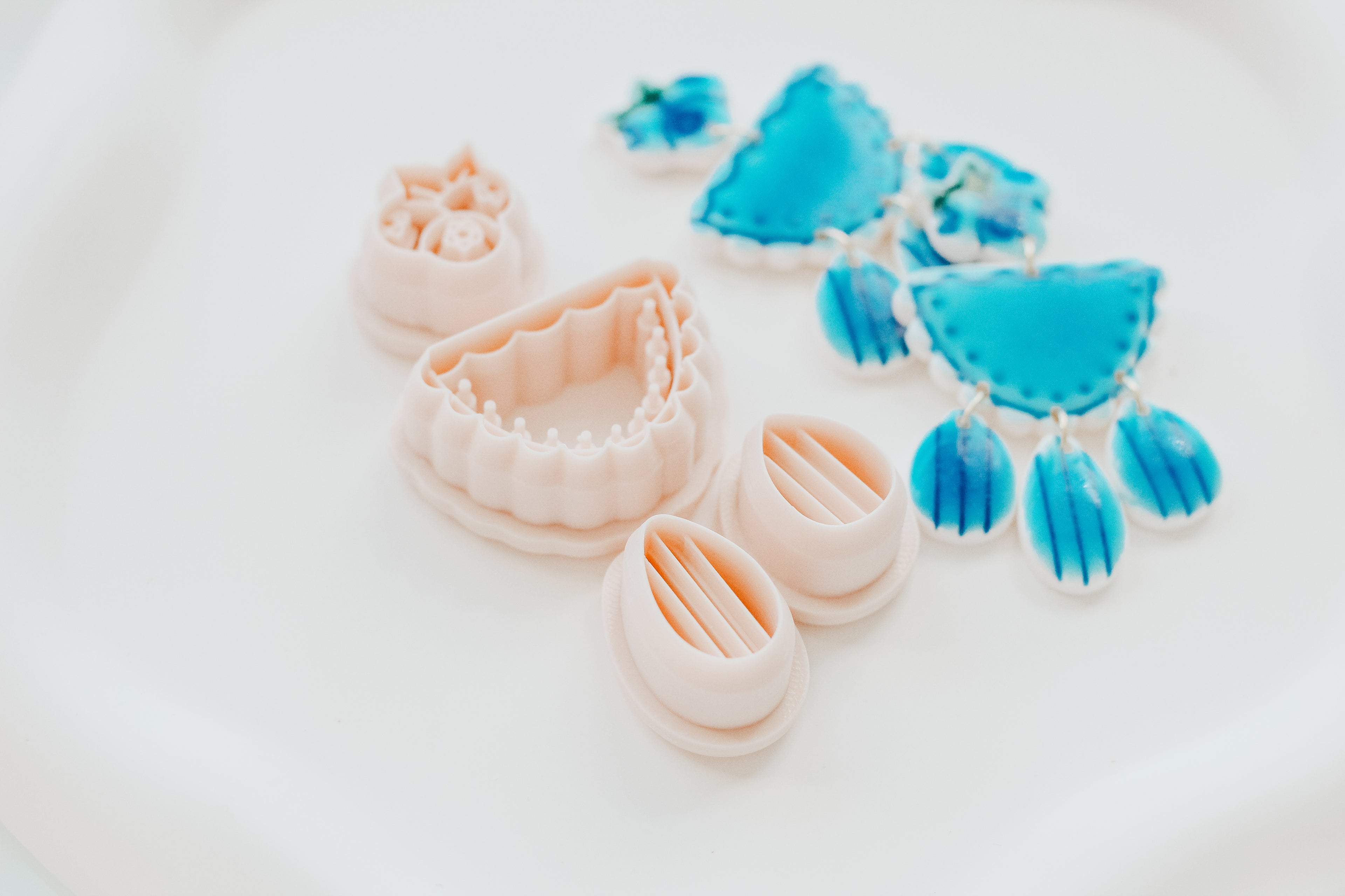 Blueberry 4 Piece Clay Cutter Set