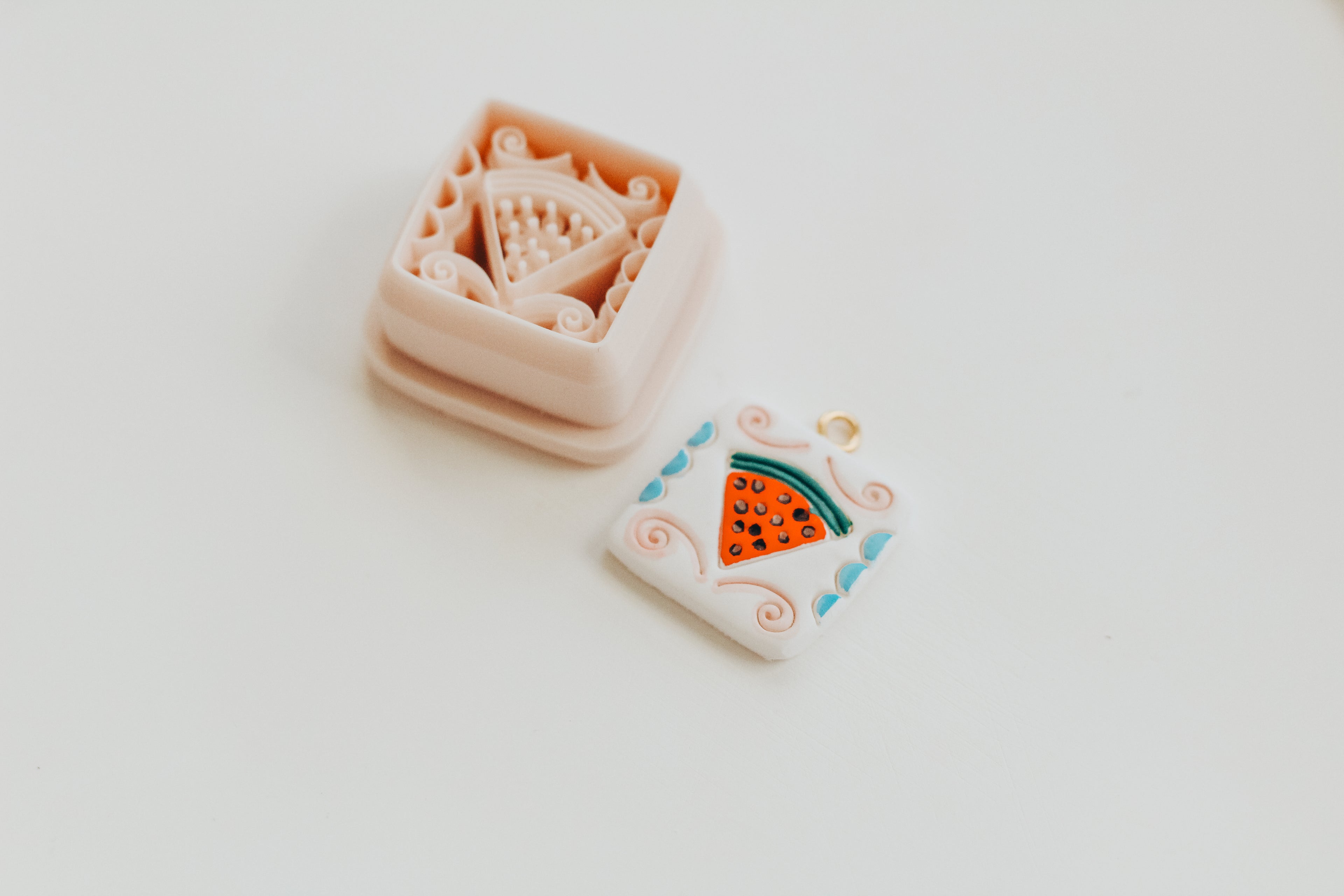 Watermelon Precision Clay Charm Cutter