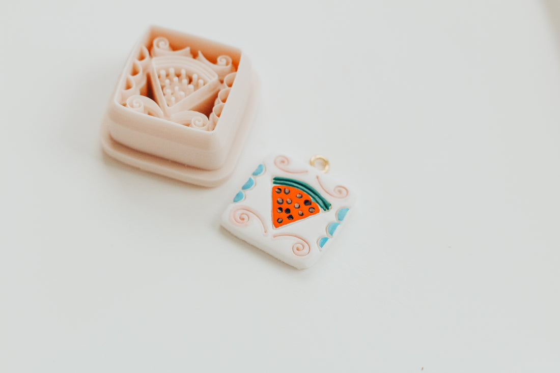 Watermelon Precision Clay Charm Cutter