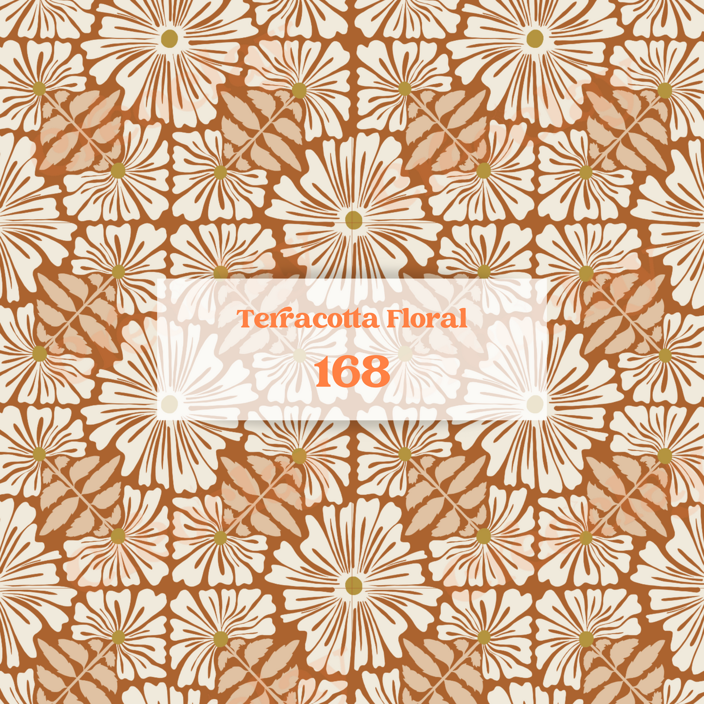 Transfer Paper 168 (Terracotta Floral)