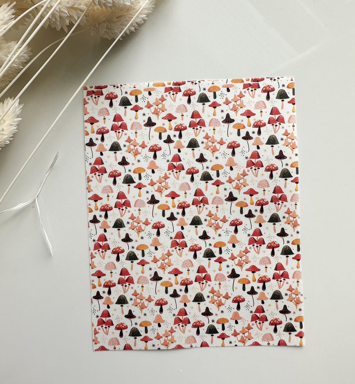 Transfer Paper 115 (Small Fall Mushrooms)