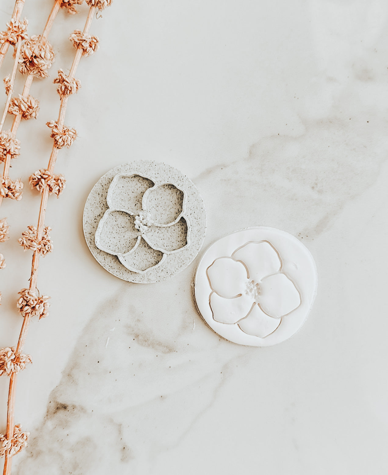 Flower Clay Stamp