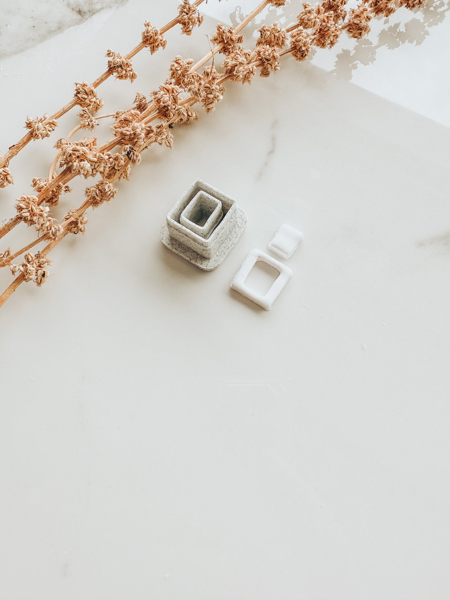 Zahna Small Square Jump Ring Clay Cutter