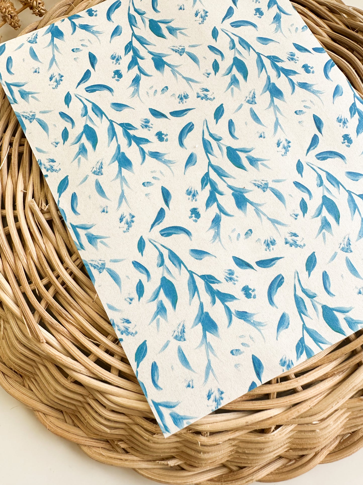 Transfer Paper 86 (Paint Brush Blue Stems)