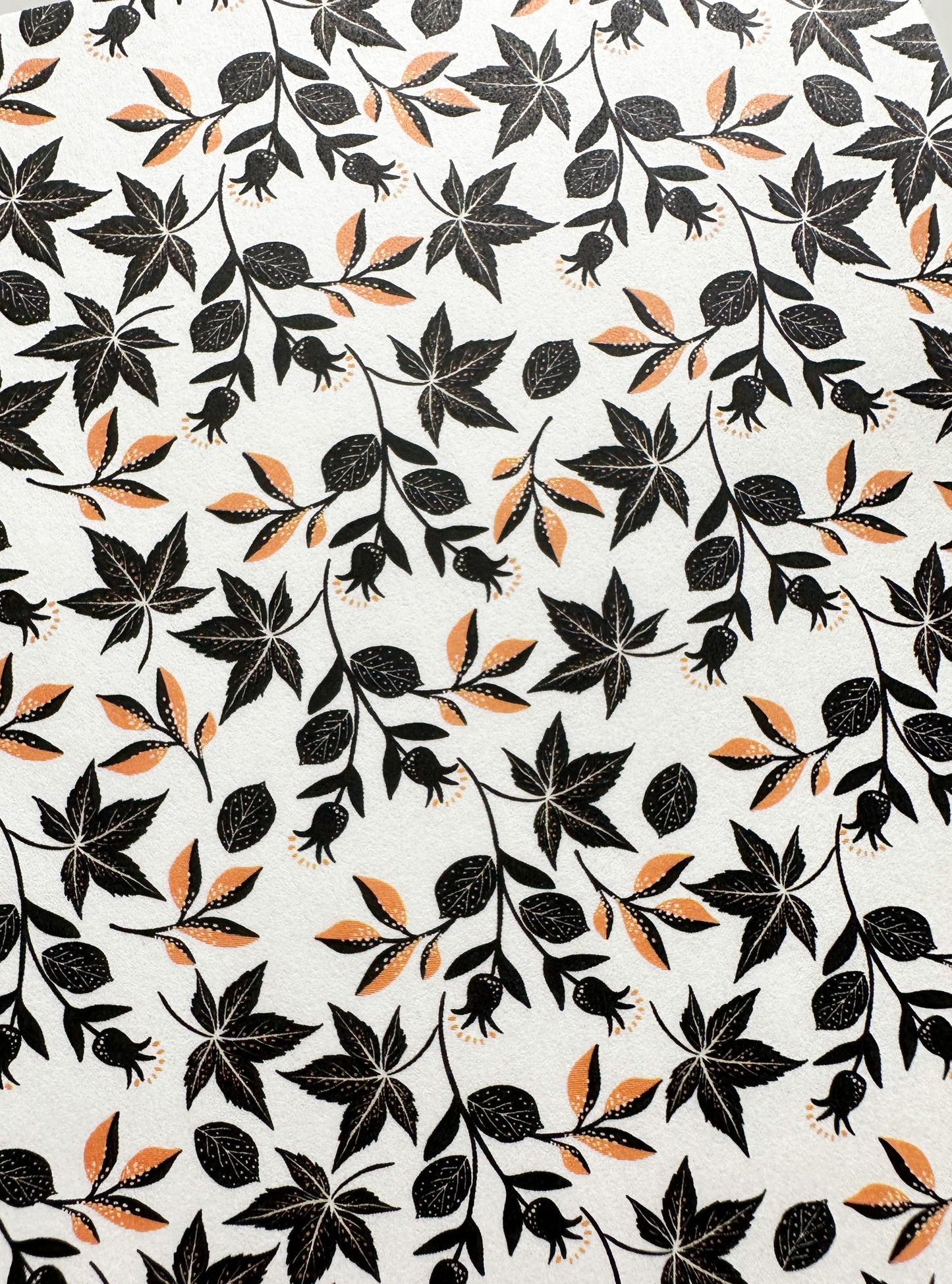 Transfer Paper 09 (Black & Tan Leaf)