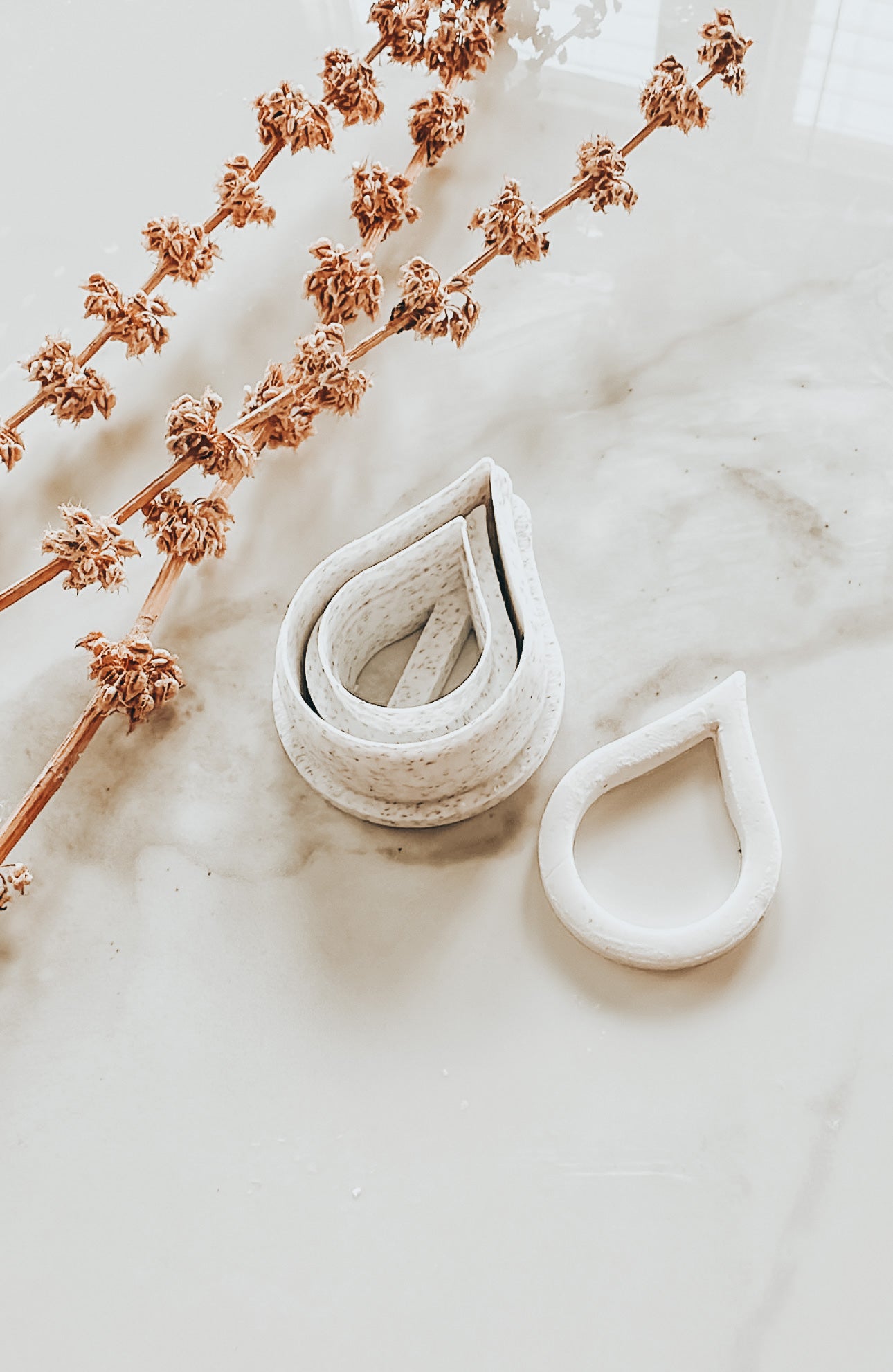 Pinched Skinny Circle Clay Cutter